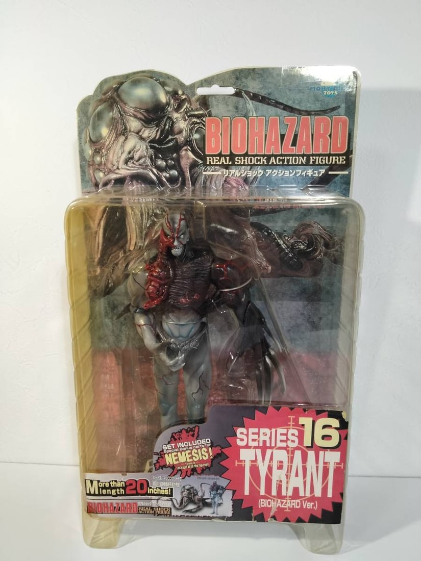 BIOHAZARD Resident Evil Real Shock Action: BIOHAZARD Resident Evil Real Shock Action Figure Tyrant Biohazard Ver. 16 Moby Condition: New Brand: MOBYDICK Type: Action Figure Character: Tyrant Original/Licensed Reproduction: Original Signed: