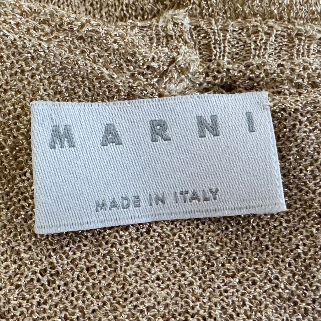 Auth MARNI - Khaki Womens Cutsew: Auth MARNI - Khaki Womens Cutsew Condition: Pre-owned - Good Brand: MARNI Style: Cutsew Color: Khaki Material: Please see the photo of the quality tag ConditionRank: 7 Department: Womens