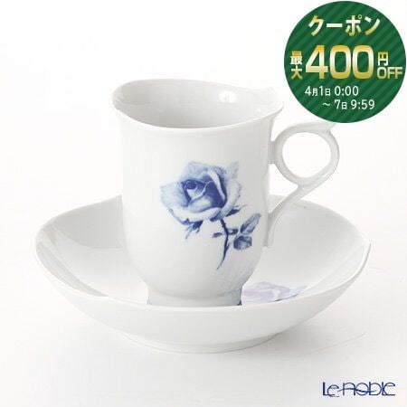 MEISSEN Blue Rose Aquatinta-Rose 750501 28582: MEISSEN Blue Rose Aquatinta-Rose 750501 28582 Coffee Cup & Saucer 180ml Condition: Used Brand: MEISSEN Country: Japan SN: MOR_0820 Type: Cup & Saucer Color: multicolor Pattern: NA <br