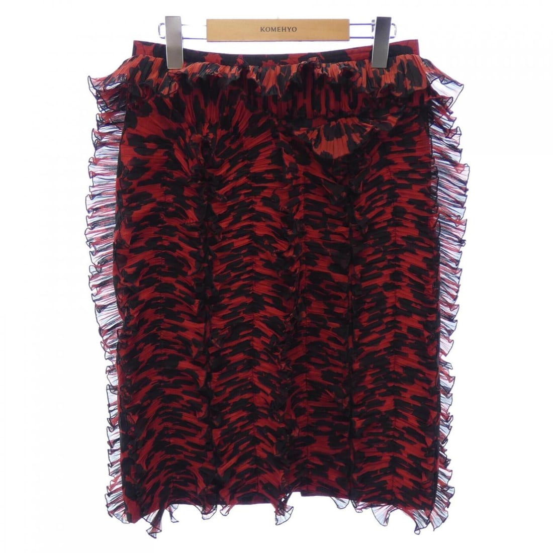 Authentic DRIES VAN NOTEN Skirt #241-003-647-8656: Authentic DRIES VAN NOTEN Skirt #241-003-647-8656 Condition: Pre-owned - Good Brand: DRIES VAN NOTEN Style: SKIRT Color: Red Black Material: See Image Gender: Ladies Size: 34 Siz