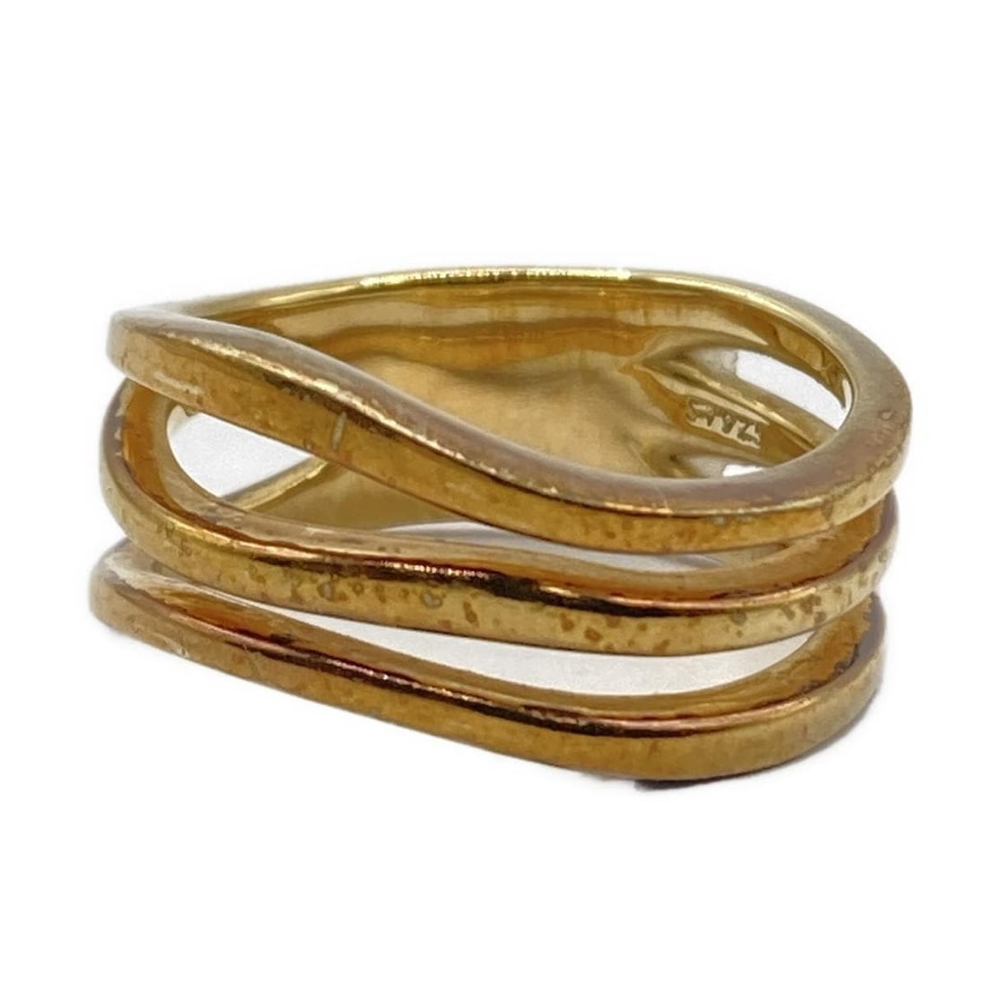 Auth VENDOME - Gold Silver Ring (1 of 3)