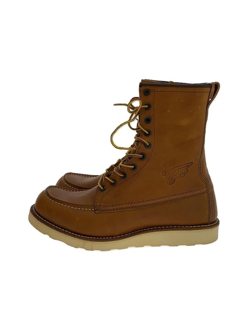 RED WING Lace-up Boots - 8: RED WING Lace-up Boots - 8 inch Mock Toe 27cm brown Condition: Pre-owned Brand: RED WING Country: Japan SN: MOR_0820 Department: NA Type: Boot Character: Boots US Shoe Size: NA <