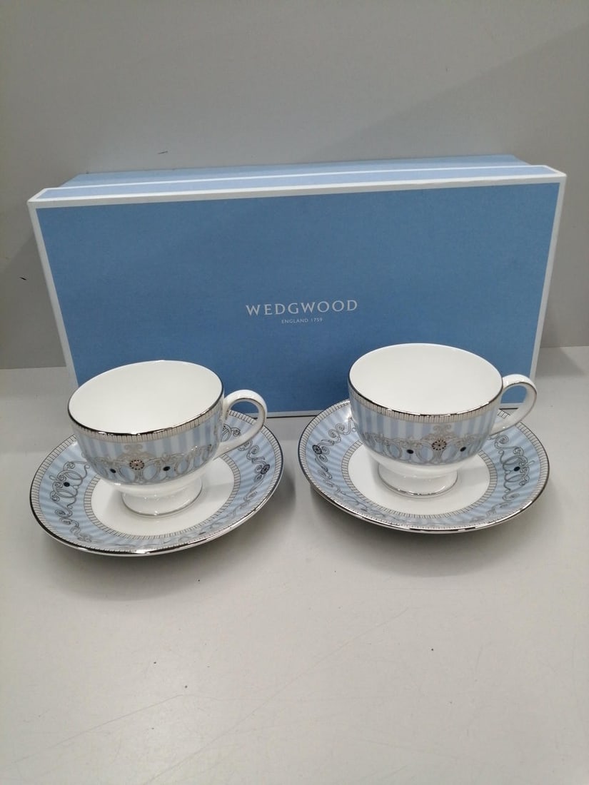 WEDGWOOD Model number: - Cup &: WEDGWOOD Model number: - Cup & Saucer 2-piece set Condition: Used Brand: WEDGWOOD Country: Japan SN: MOR_0820 Type: Cup & Saucer Color: multicolor Pattern: NA Original/Reproducti