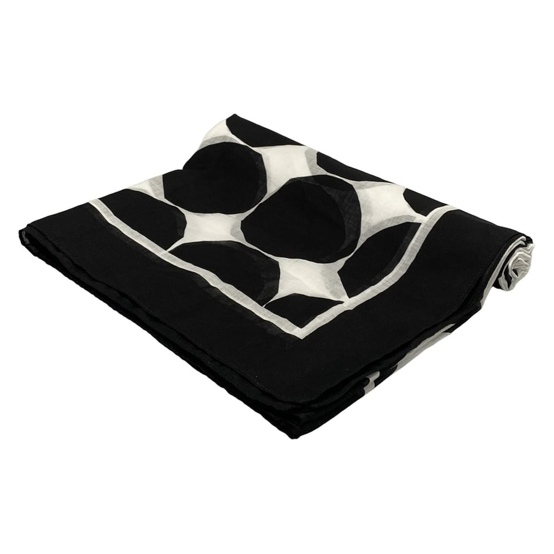 Auth marimekko - Black White Cotton: Auth marimekko - Black White Cotton Scarf Condition: Pre-owned Brand: marimekko Style: Scarf Color: Black, White Material: Cotton ConditionRank: 8 Type: Scarf Logo Jacq