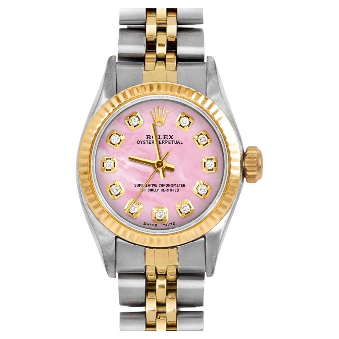 Rolex Ladies Oyster Perpetual Pink MOP (1 of 6)