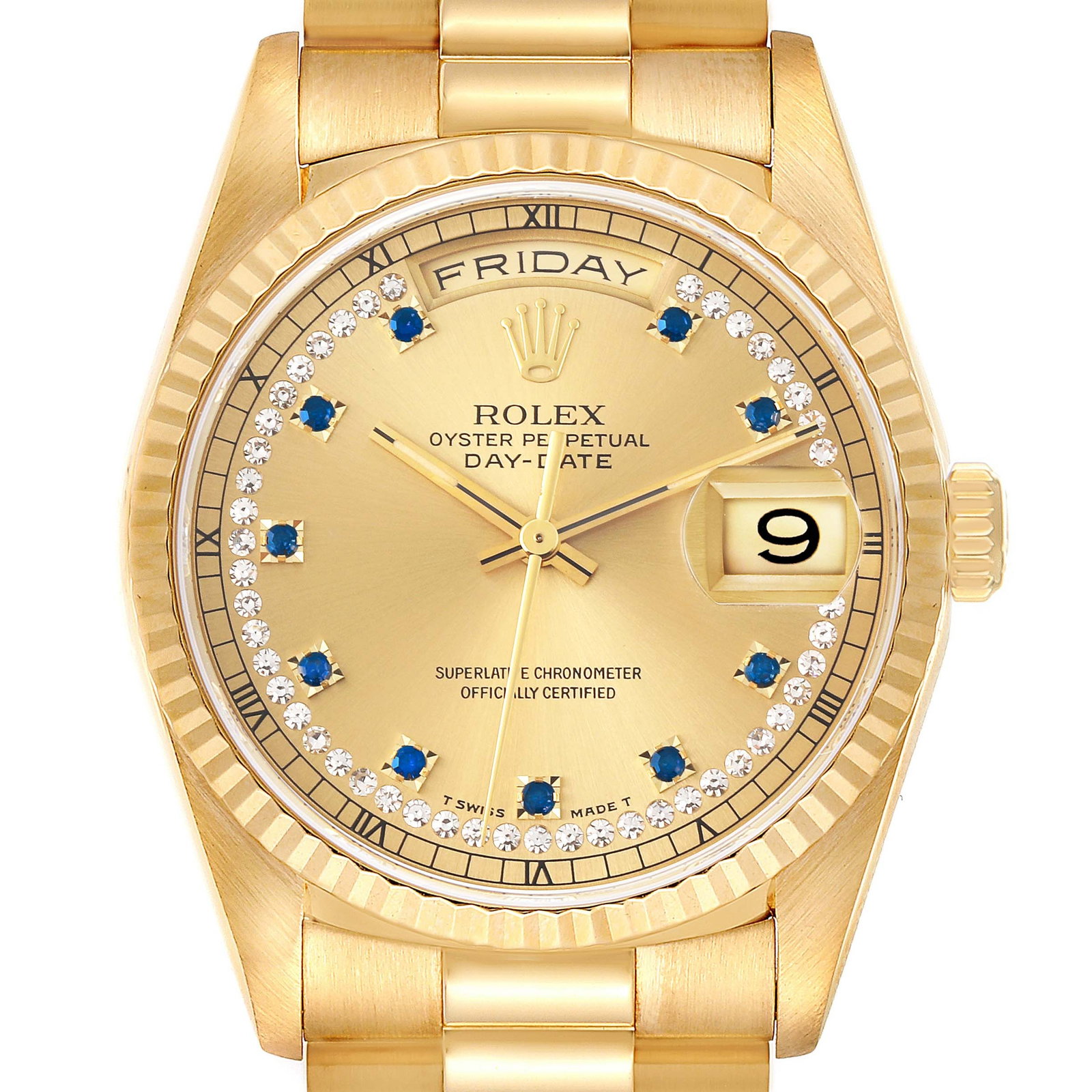 Rolex President Day-Date Yellow Gold String (1 of 10)