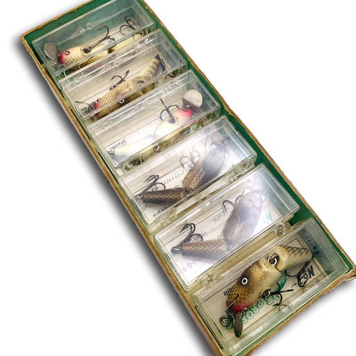 Set Of Vintage Paw Paw Lures In Original Box