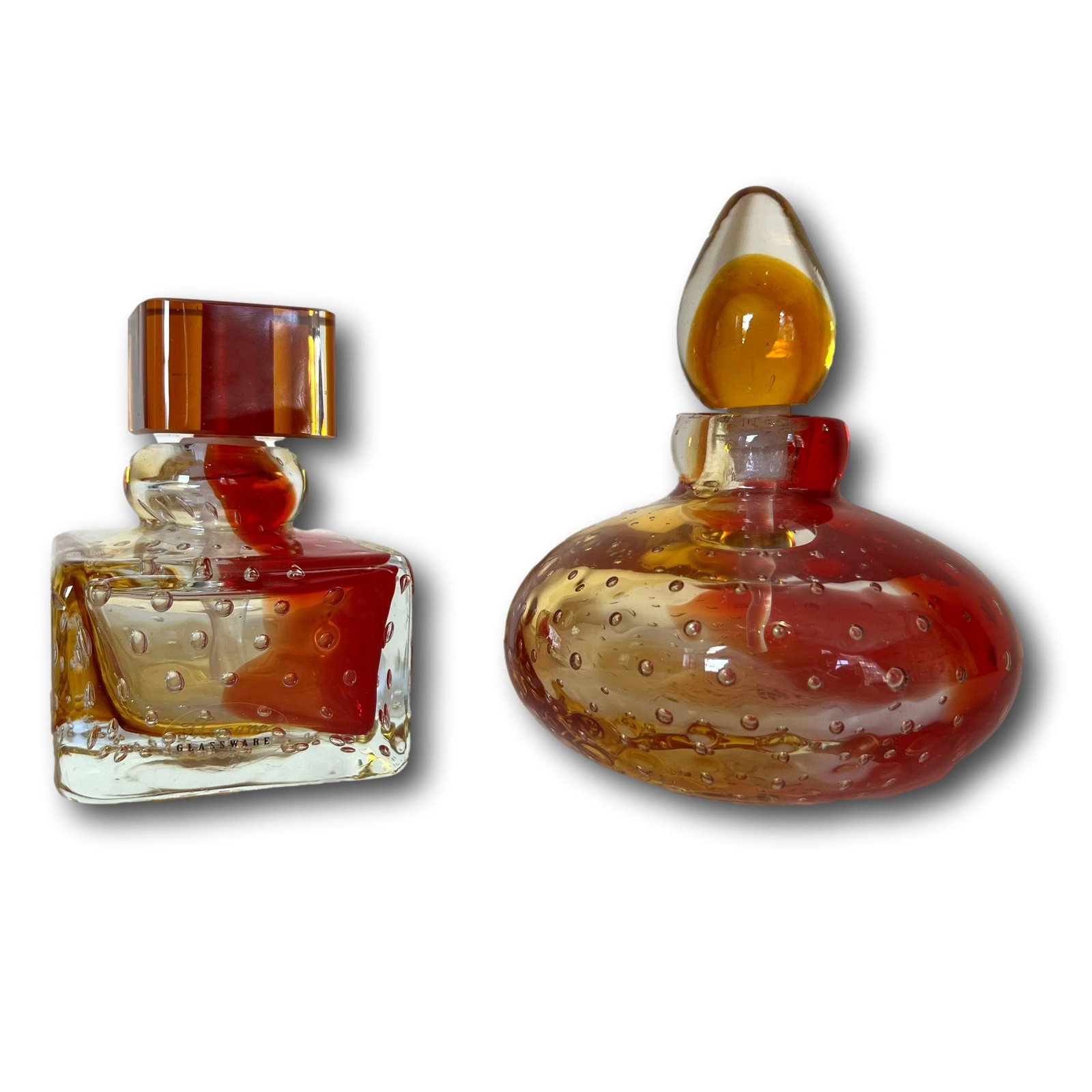 2 Murano Glassware Perfume Bottles (1 of 7)
