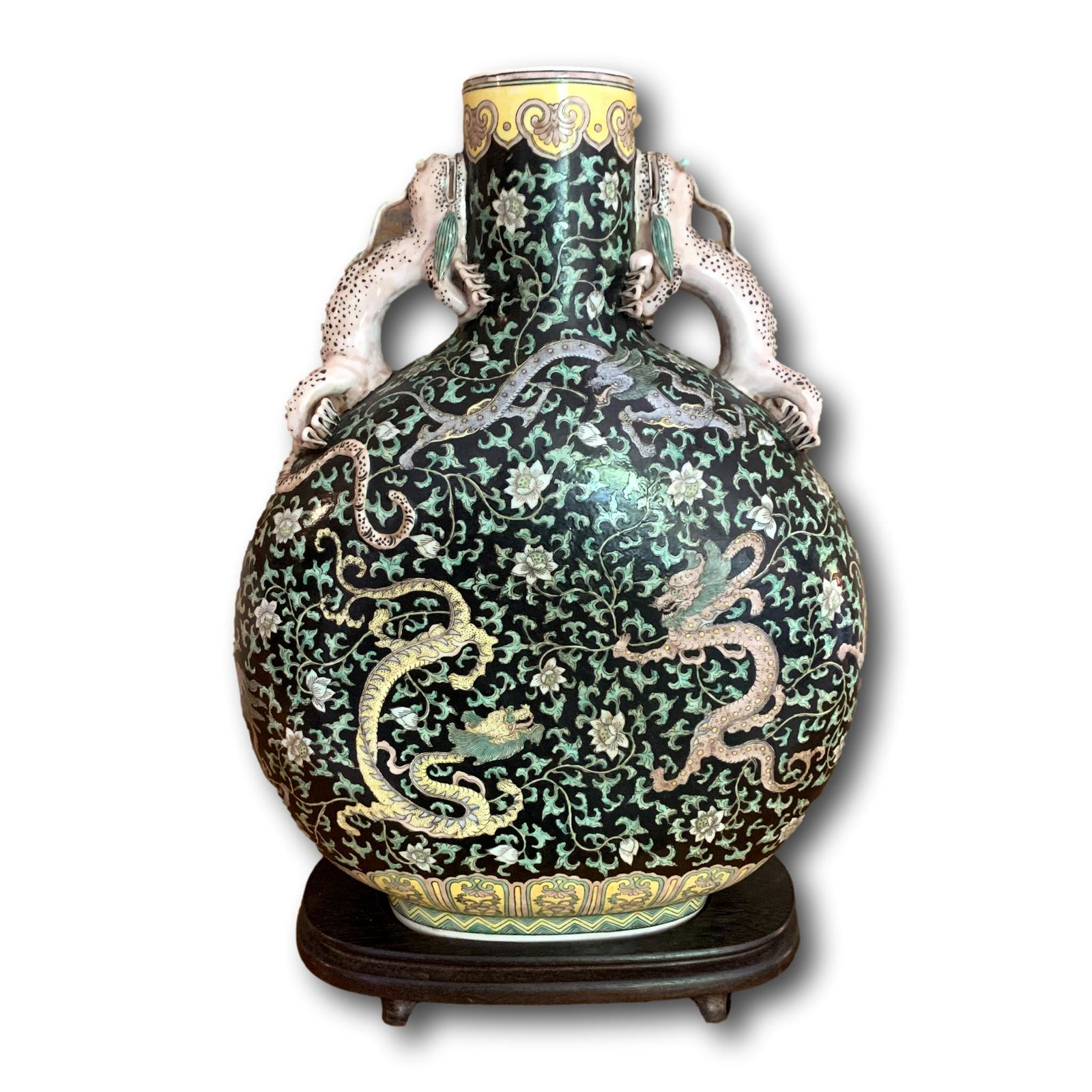 Excellent Antique Chinese Moon Flask Vase (1 of 12)