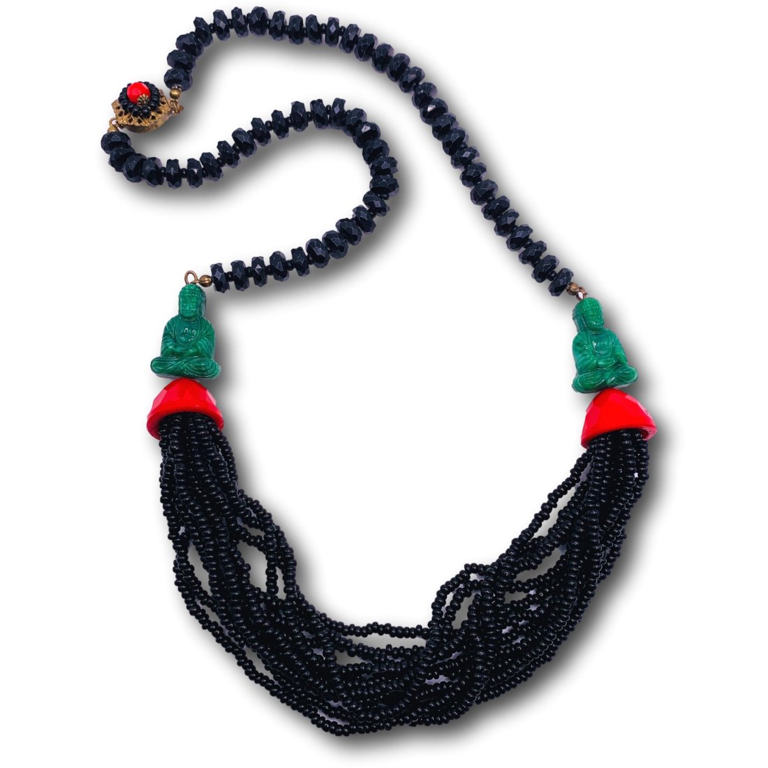 Miriam Haskell Chinese Buddah Necklace: See photos for details.