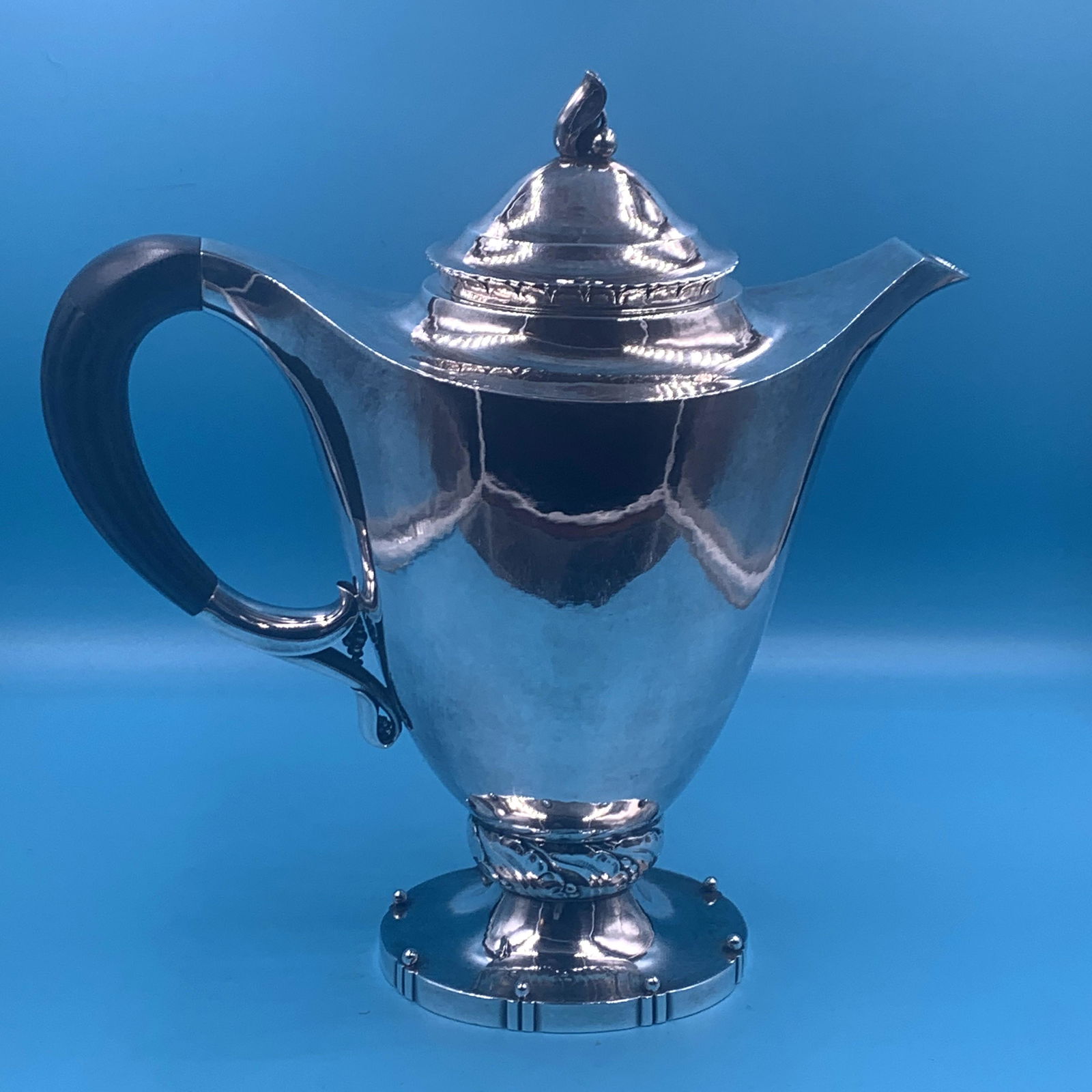 Vintage Georg Jensen Denmark Sterling Silver Coffee Pot (1 of 13)