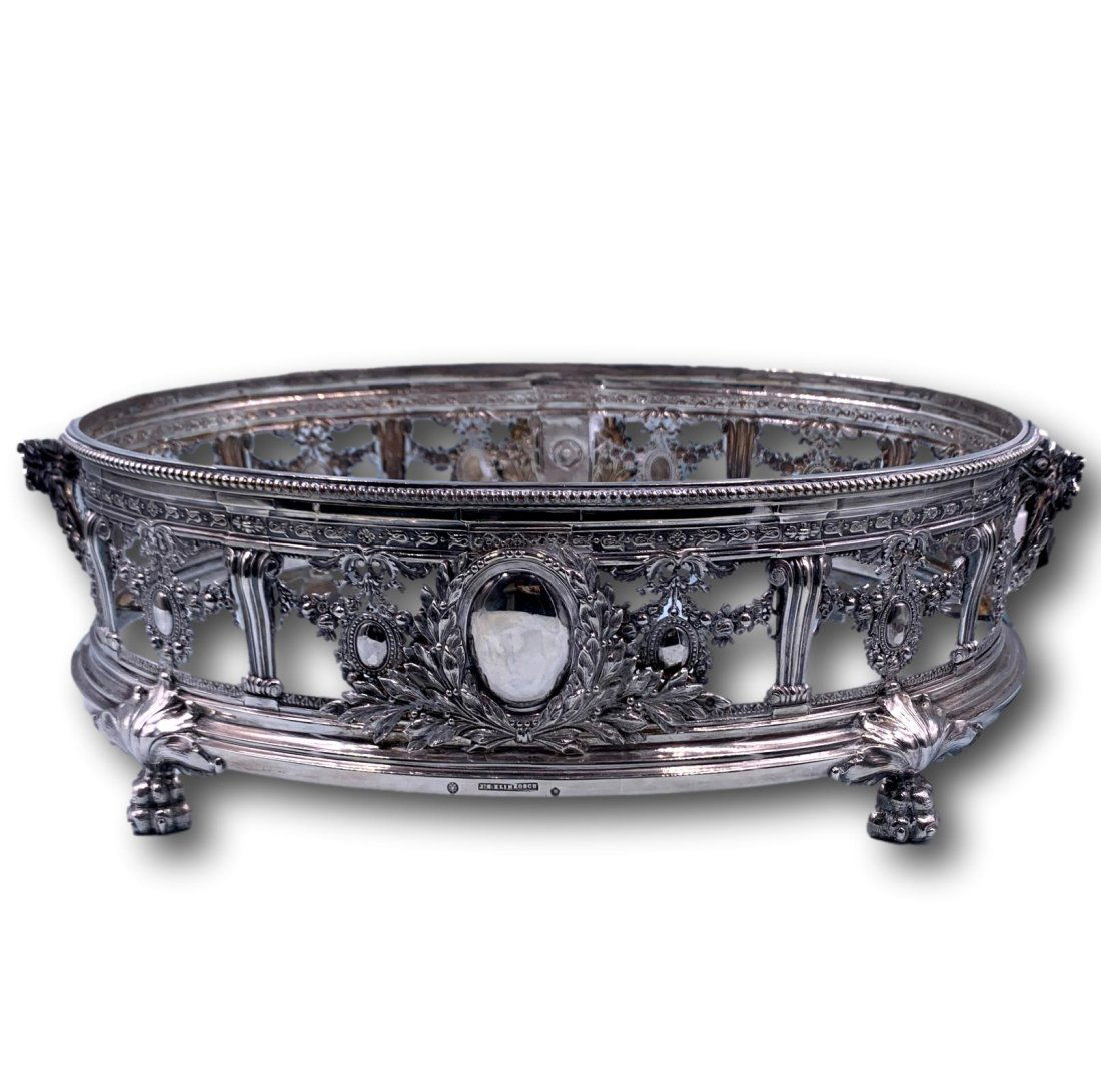 Rare Josef Carl Klinkosch Austro Hungarian Sterling Silver Jardiniere Center Piece (1 of 13)