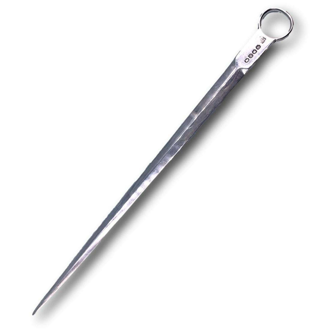 George III English Sterling Silver Meat Skewer (1 of 6)