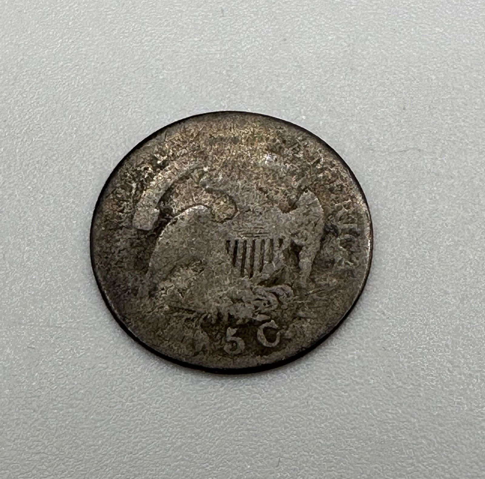 1834 Capped Bust Five Cent Piece (1 of 2)