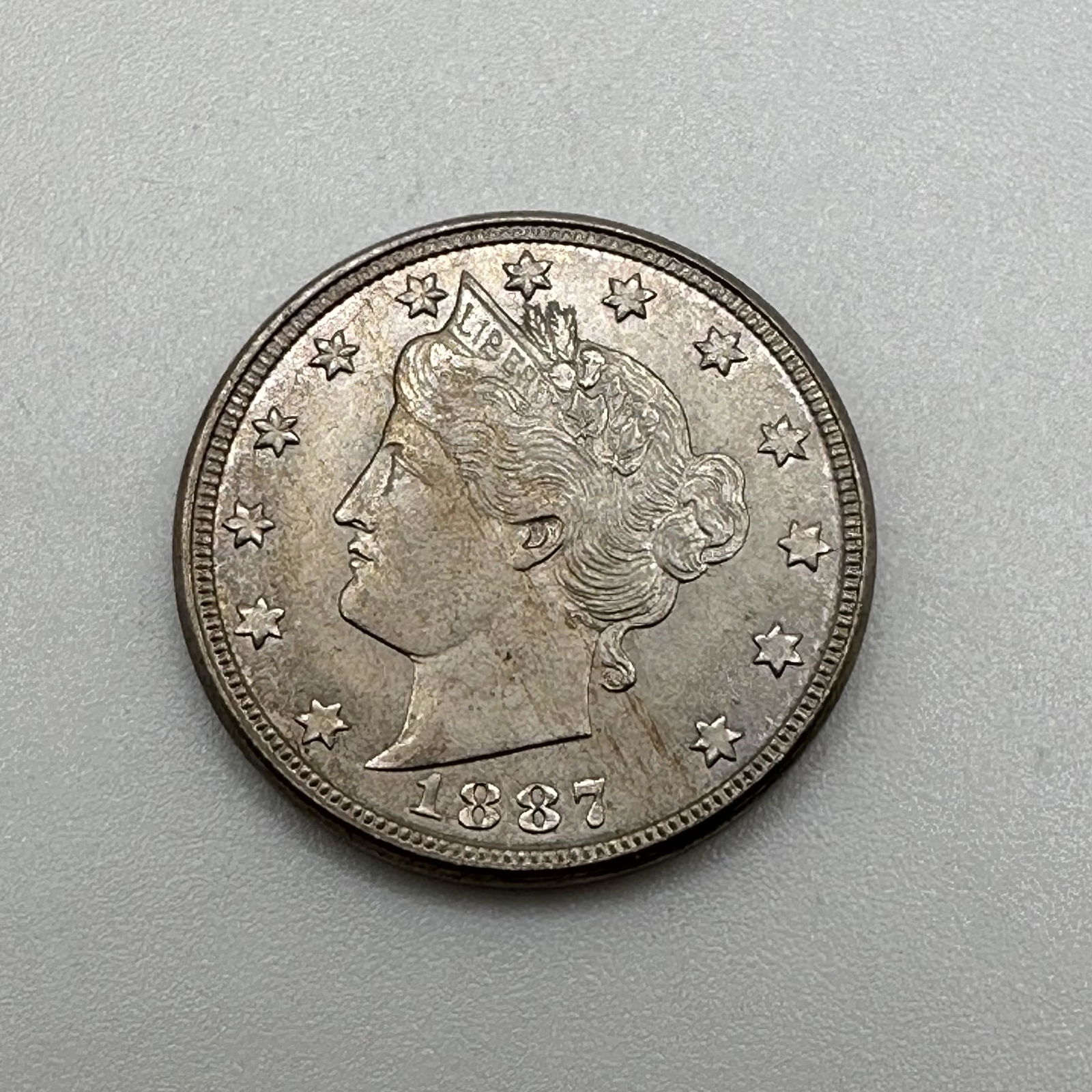 1887 Liberty Head Five Cent Piece (1 of 2)