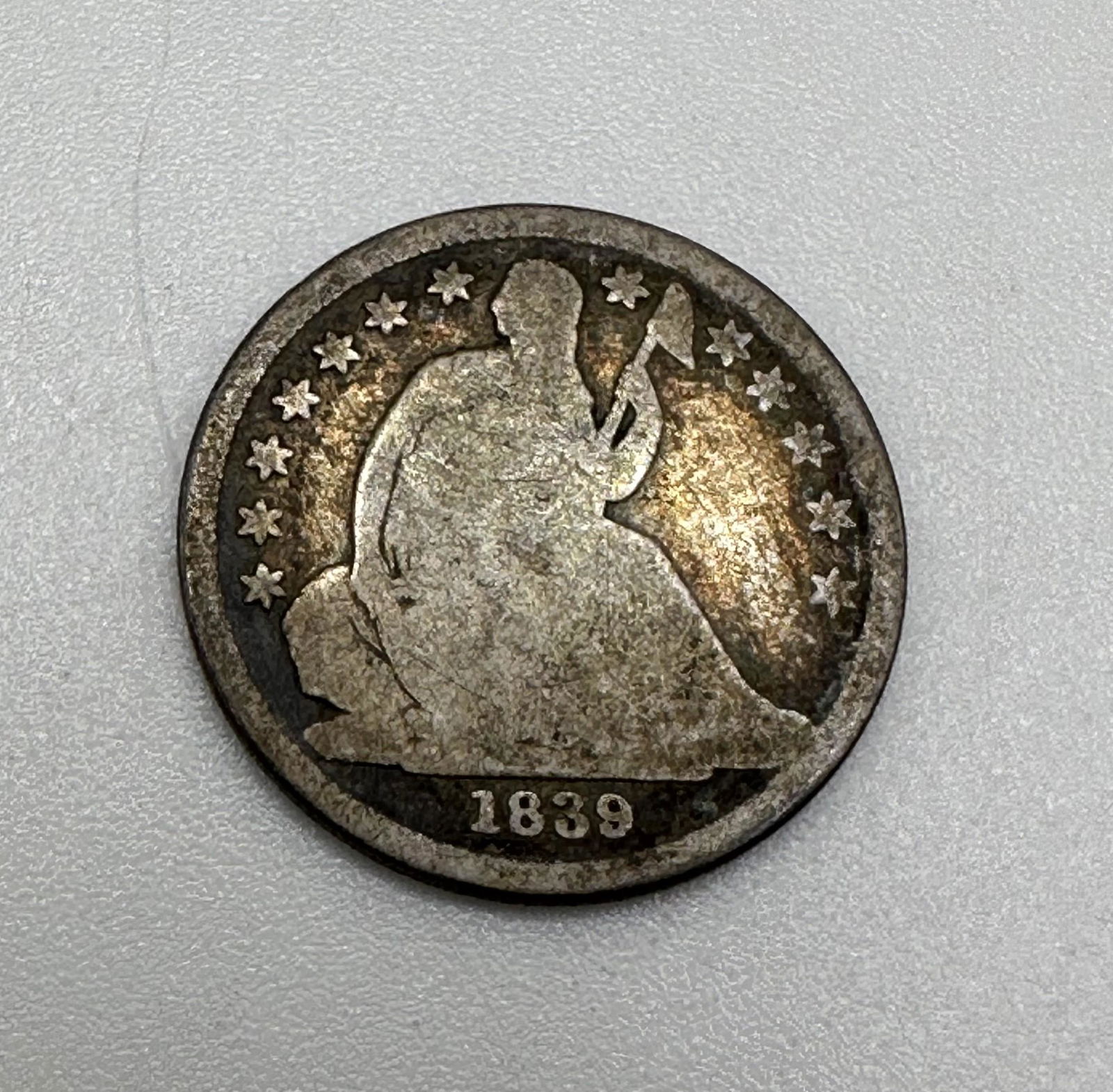 1839 0 Seated Liberty Dime (1 of 2)