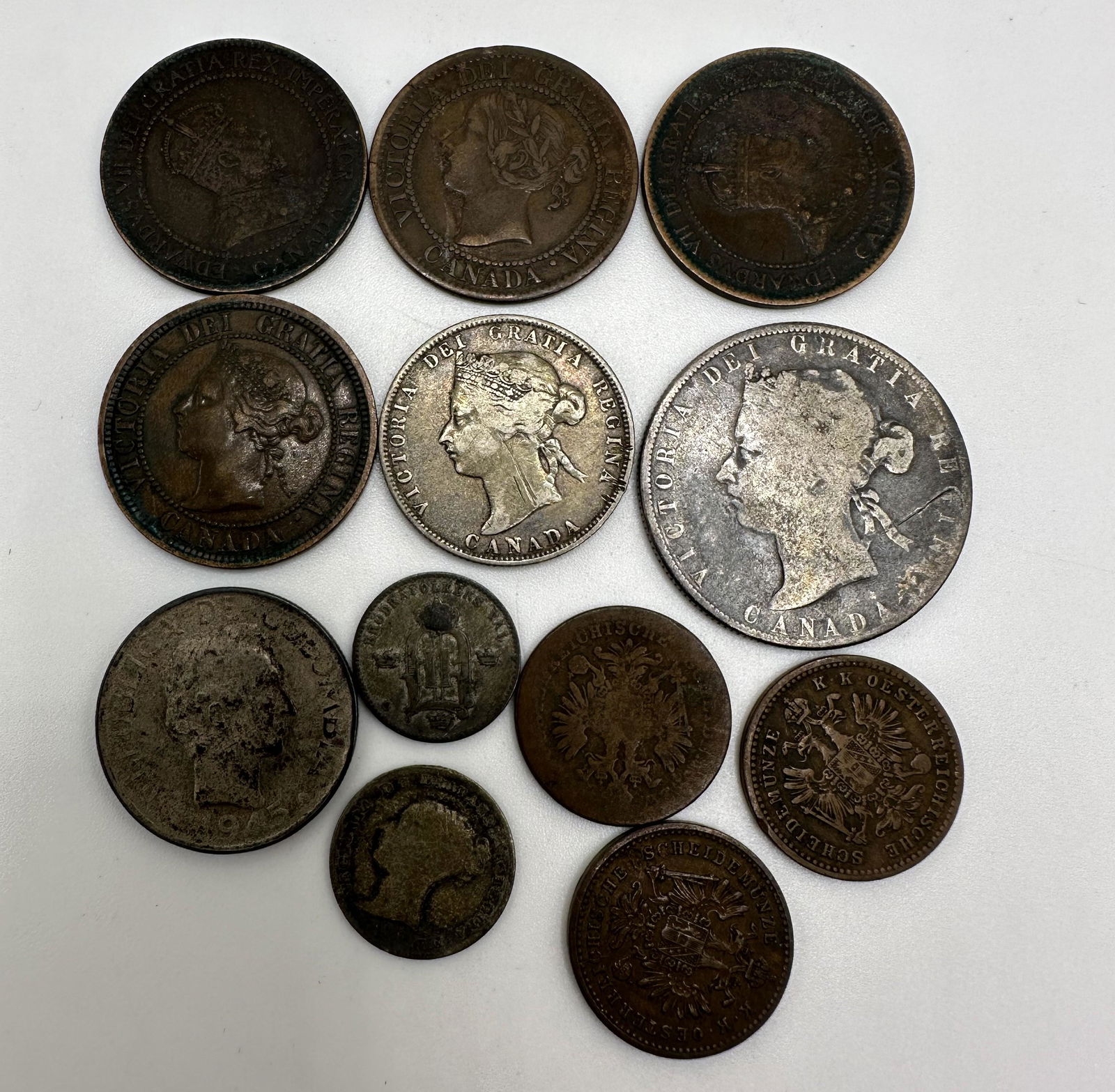Assorted Antique Canadian Coins (1 of 13)