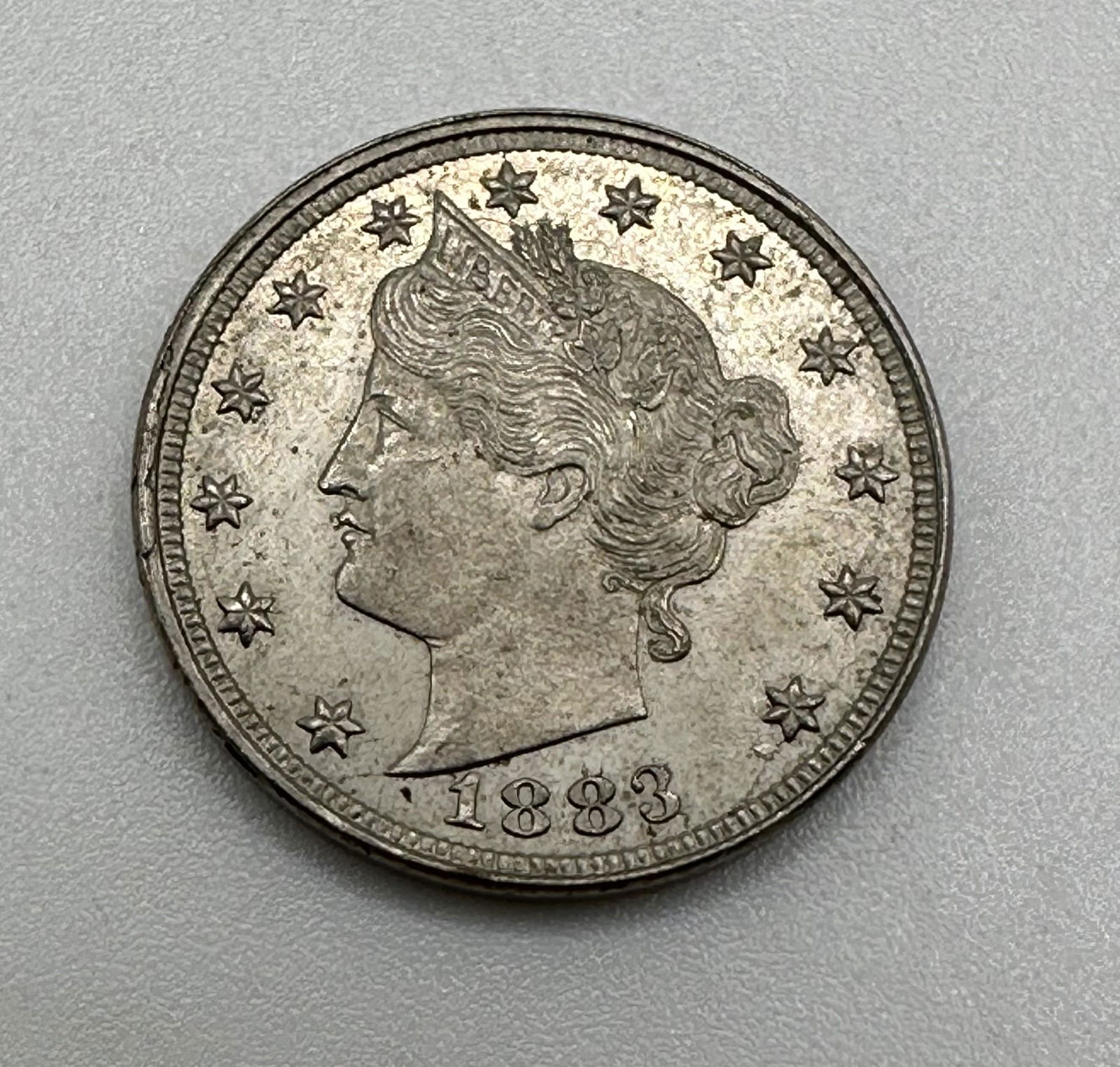 1883 Liberty Head Five Cent Piece (1 of 2)