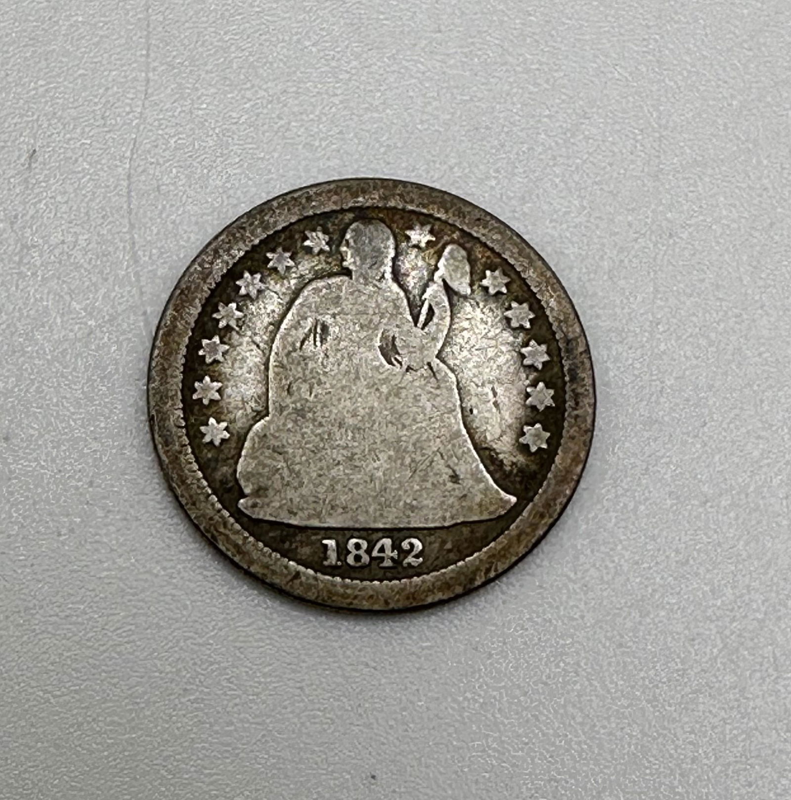 1842 O Seated Liberty Dime (1 of 3)