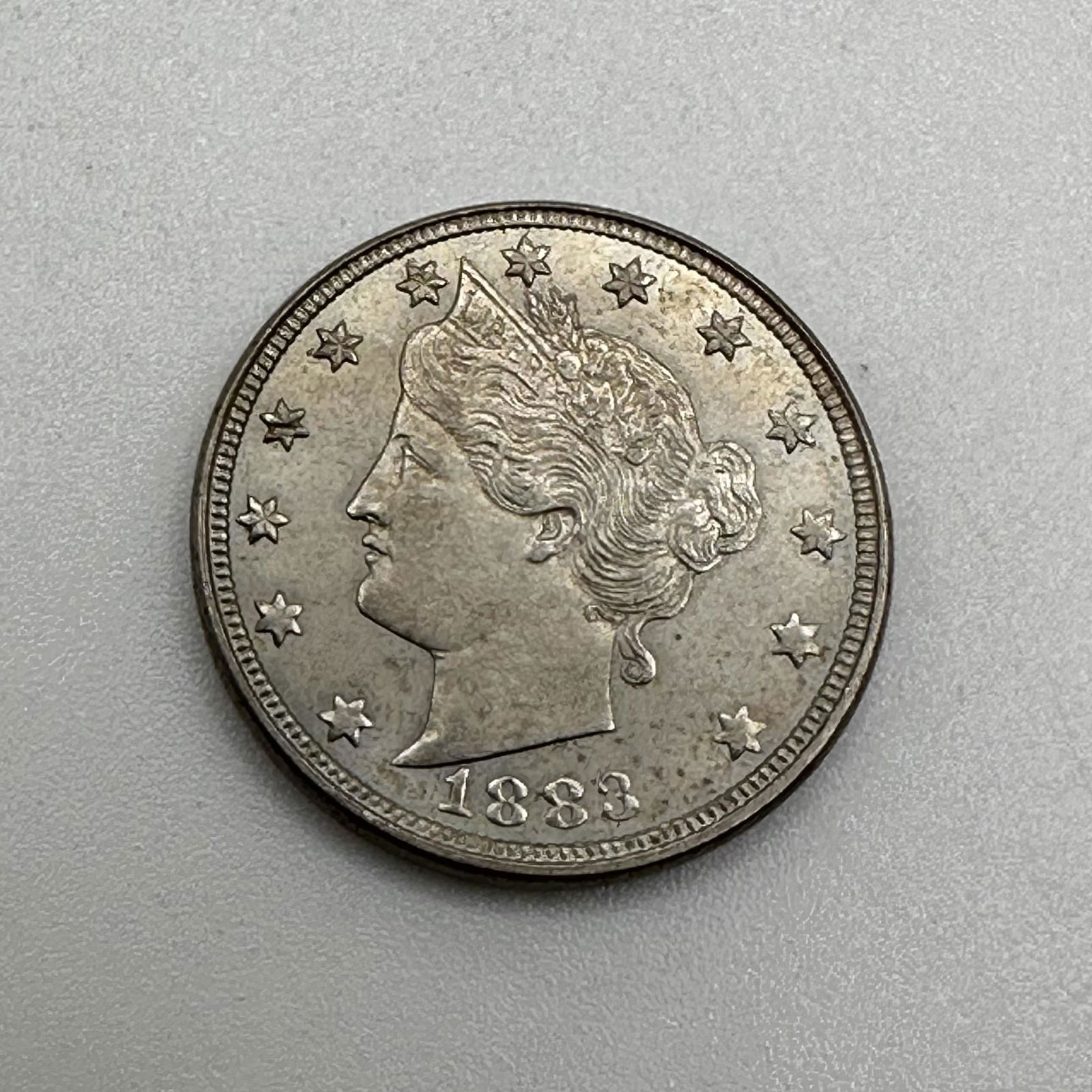 1883 Liberty Head Five Cent Piece (1 of 3)