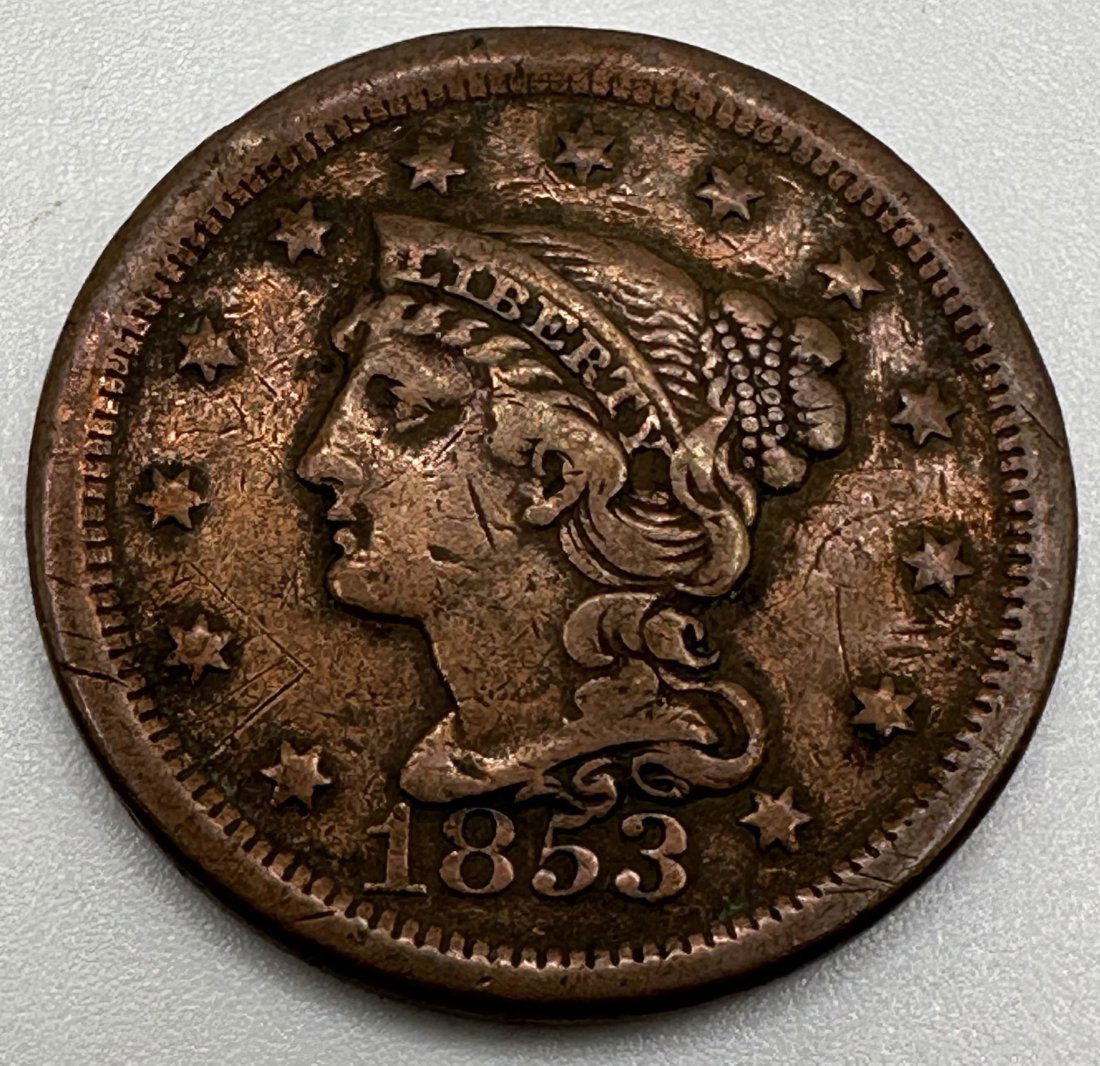 1853 Large Cent (1 of 4)