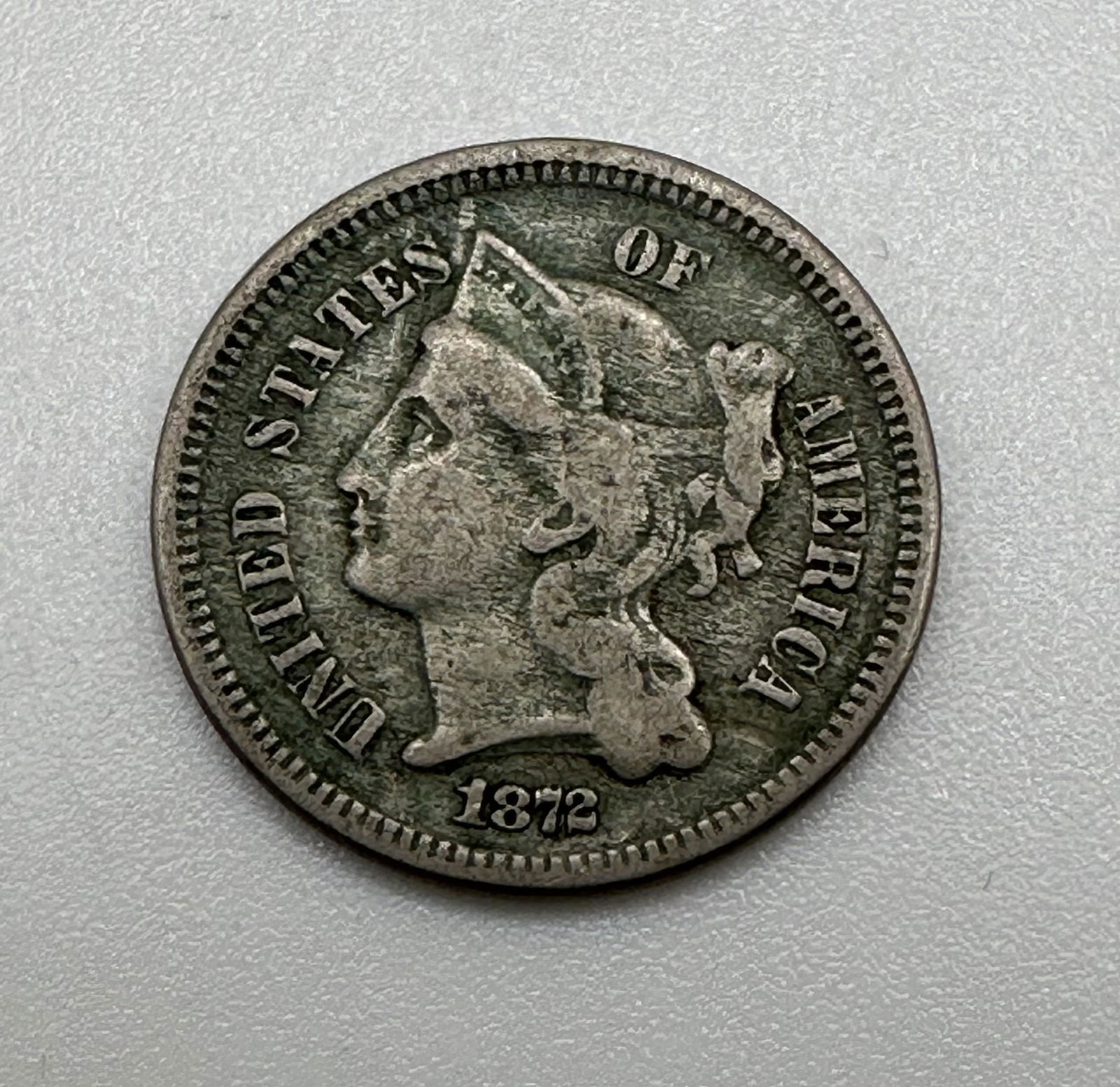 1872 Three Cent Nickel (1 of 3)