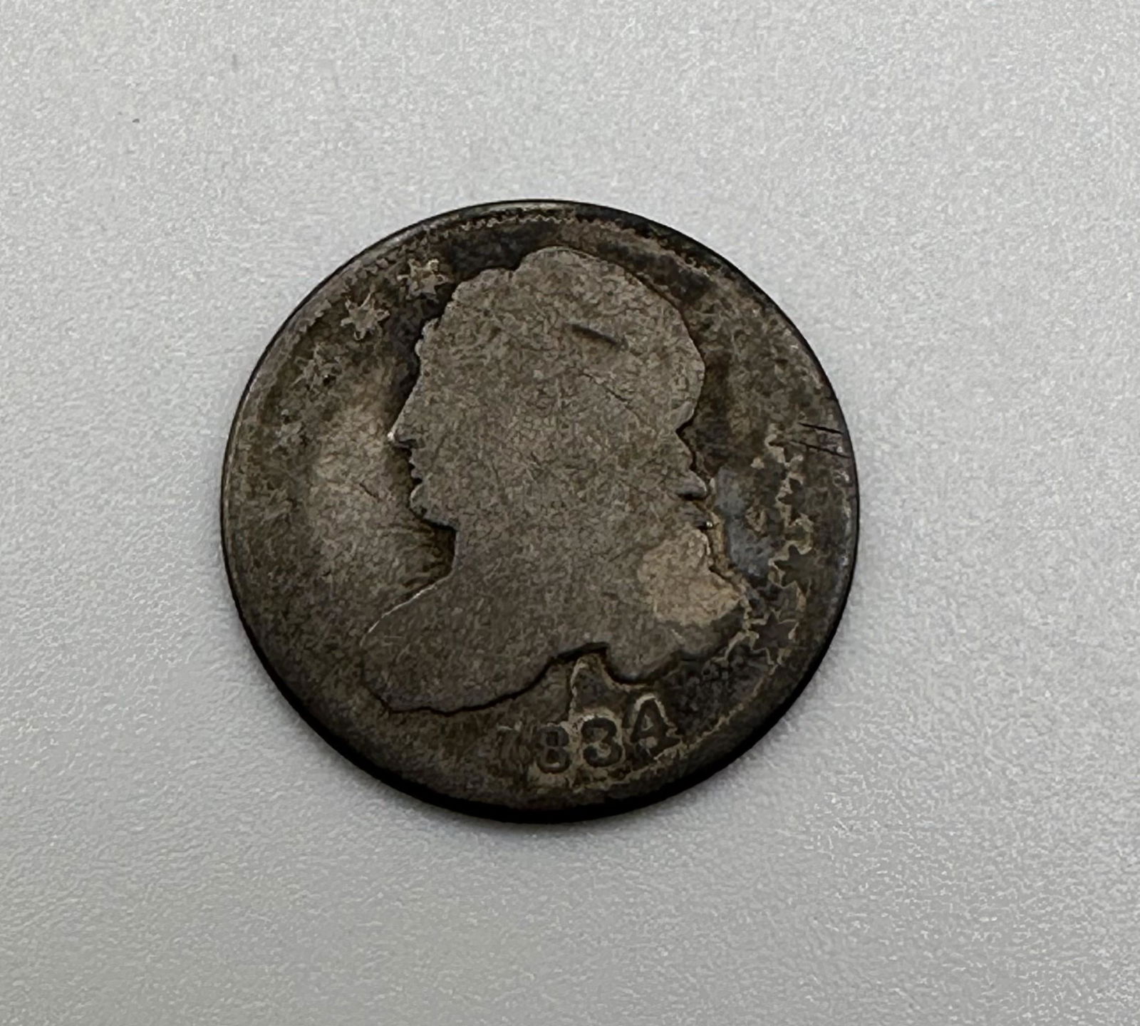 1834 Capped Bust Dime (1 of 2)