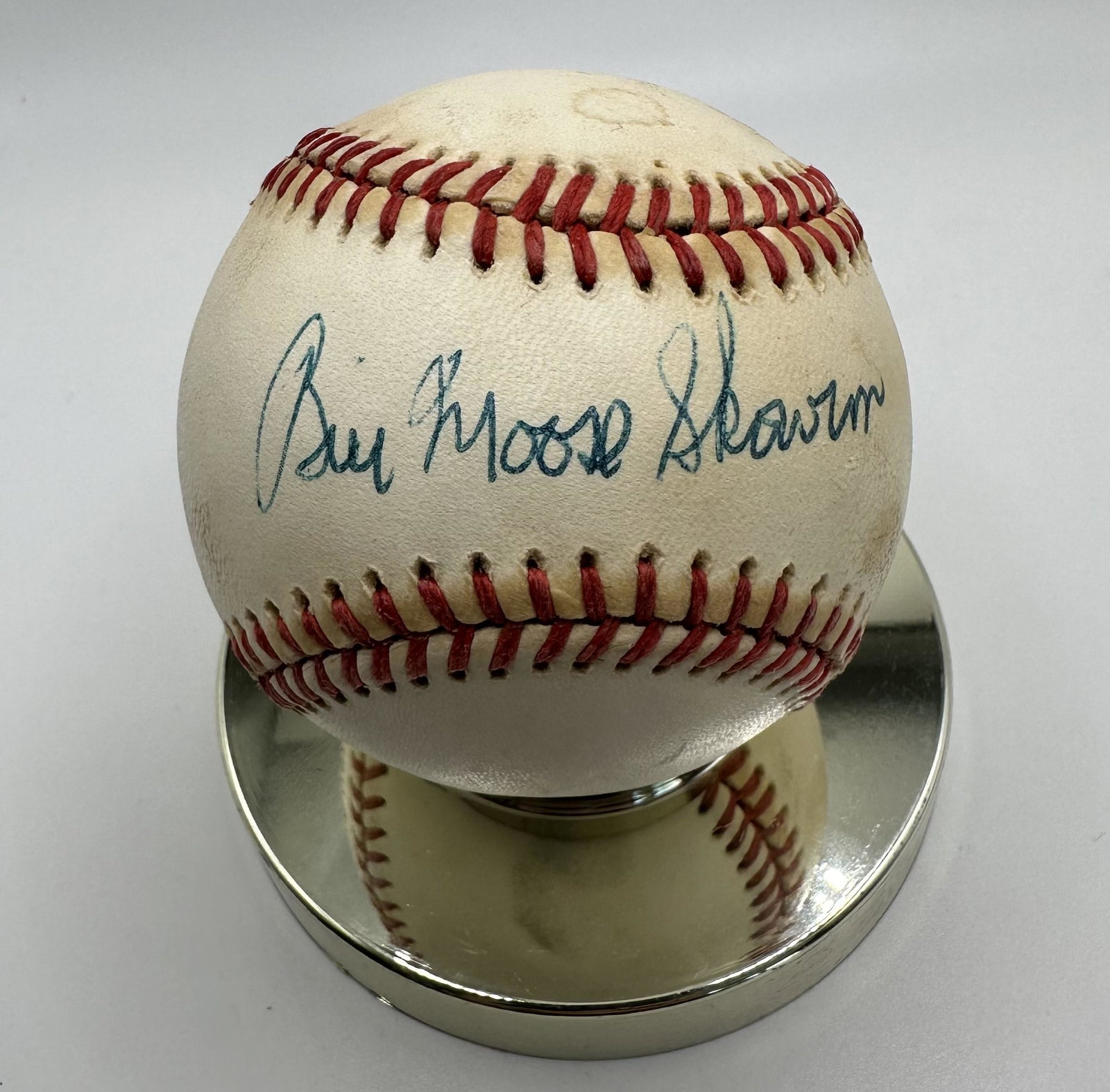 Bill "Moose" Skowron Autographed Baseball (1 of 7)