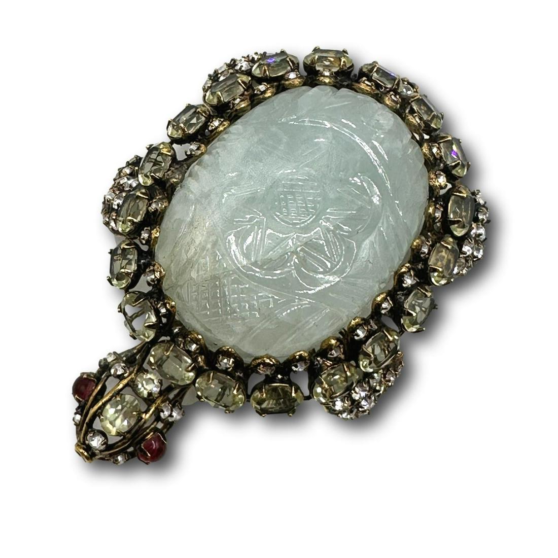 Iradj Moini Turtle Brooch with Semi-Precious Stones (1 of 6)