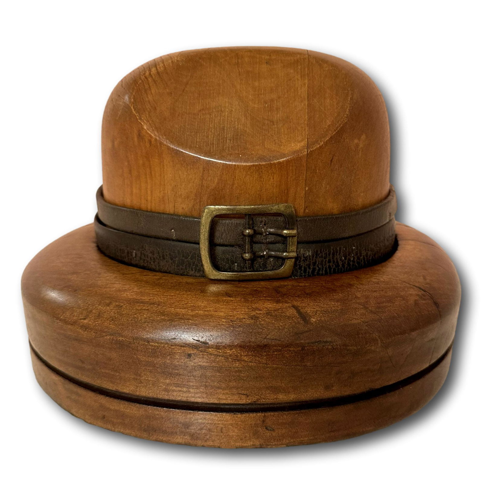 Antique Solid Wood Embellished Hat Form #3 (1 of 8)