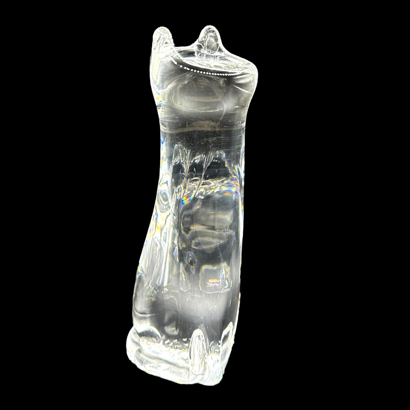 Steuben Glass Cat Figurine (1 of 9)