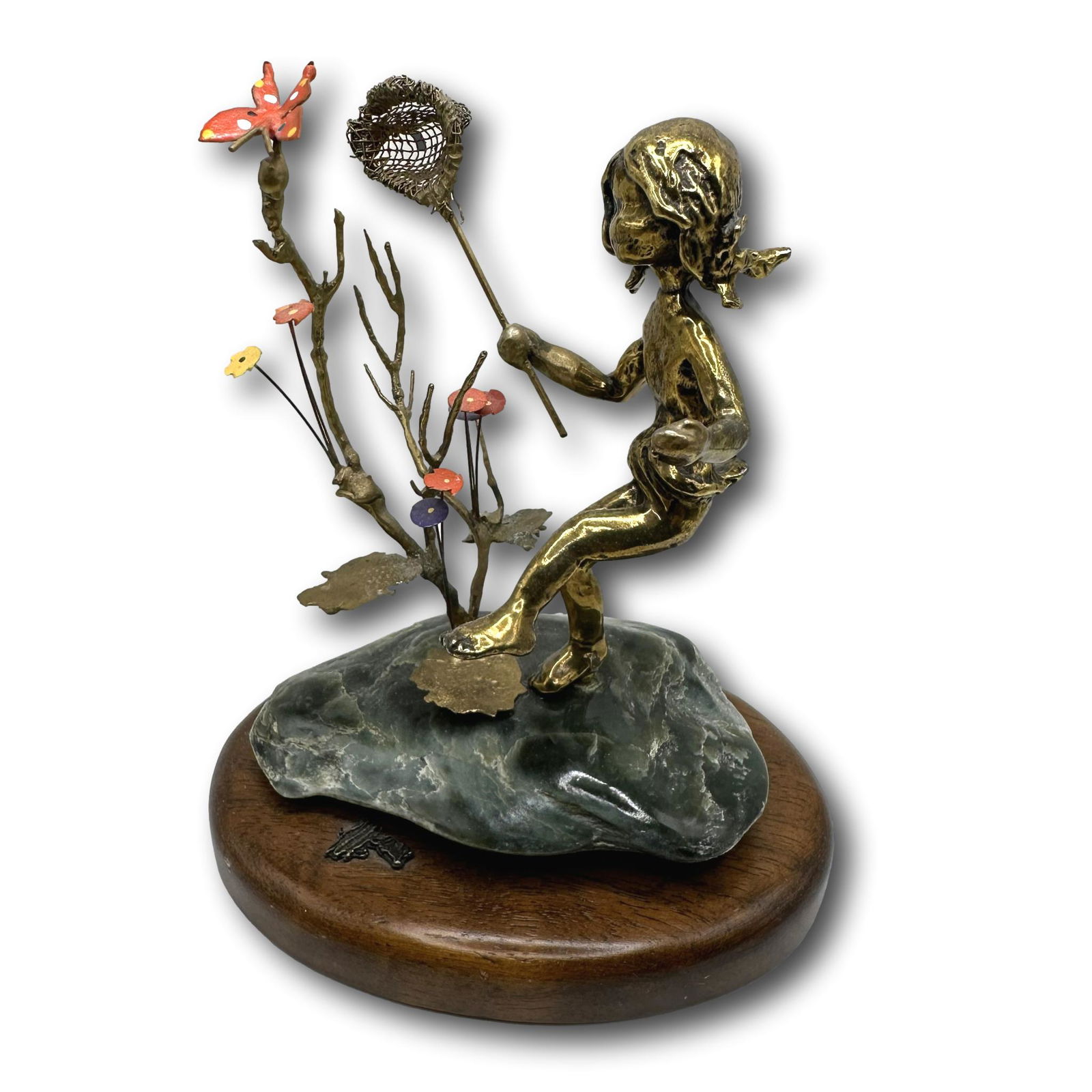 Malcolm Moran Metal Sculpture - Butterfly Catcher (1 of 8)