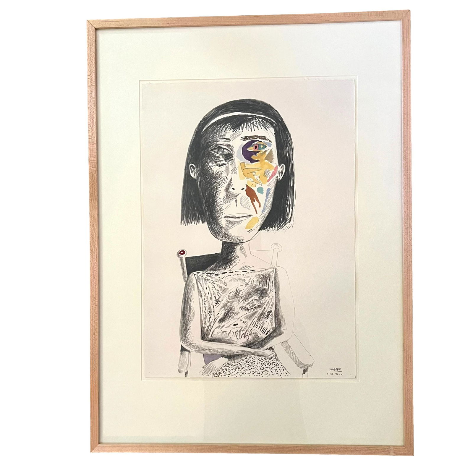 David Sharpe Portrait of a Woman (1 of 9)