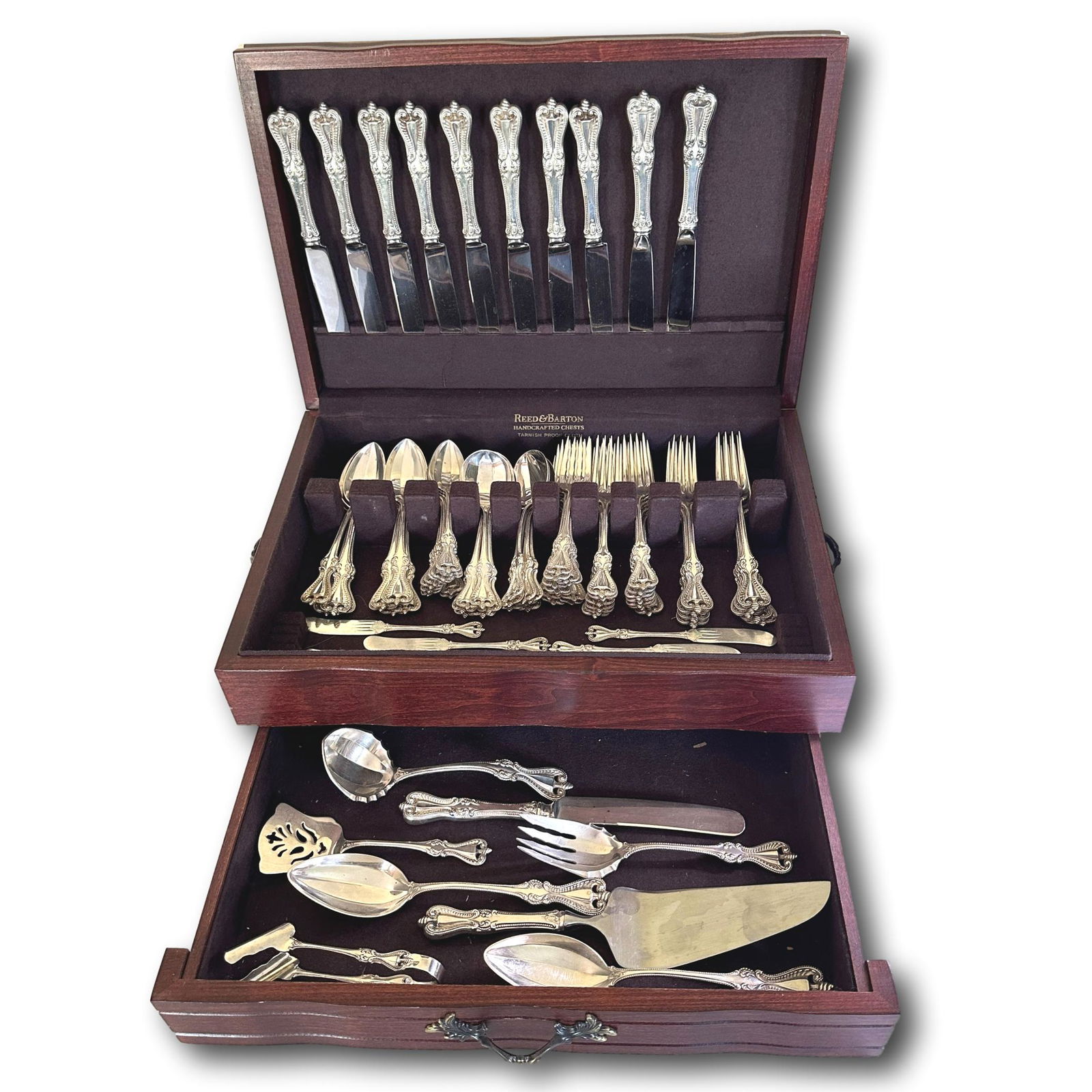 Towle Old Colonial Sterling Silver Flatware 93-Piece Set (1 of 12)