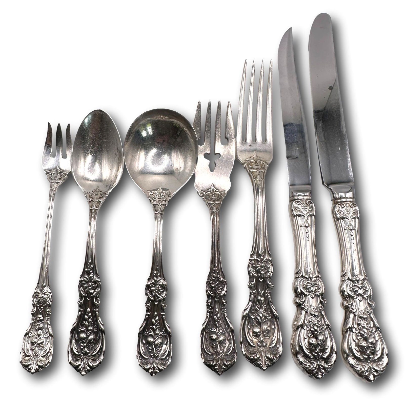 Reed and Barton Francis I Sterling Silver 71-Piece Flatware Set (1 of 14)