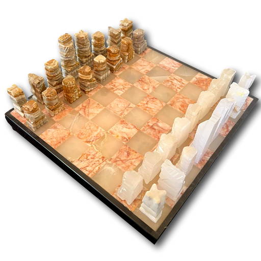 Vintage Aztec Mini Marble Chess Set – The Apartment TO