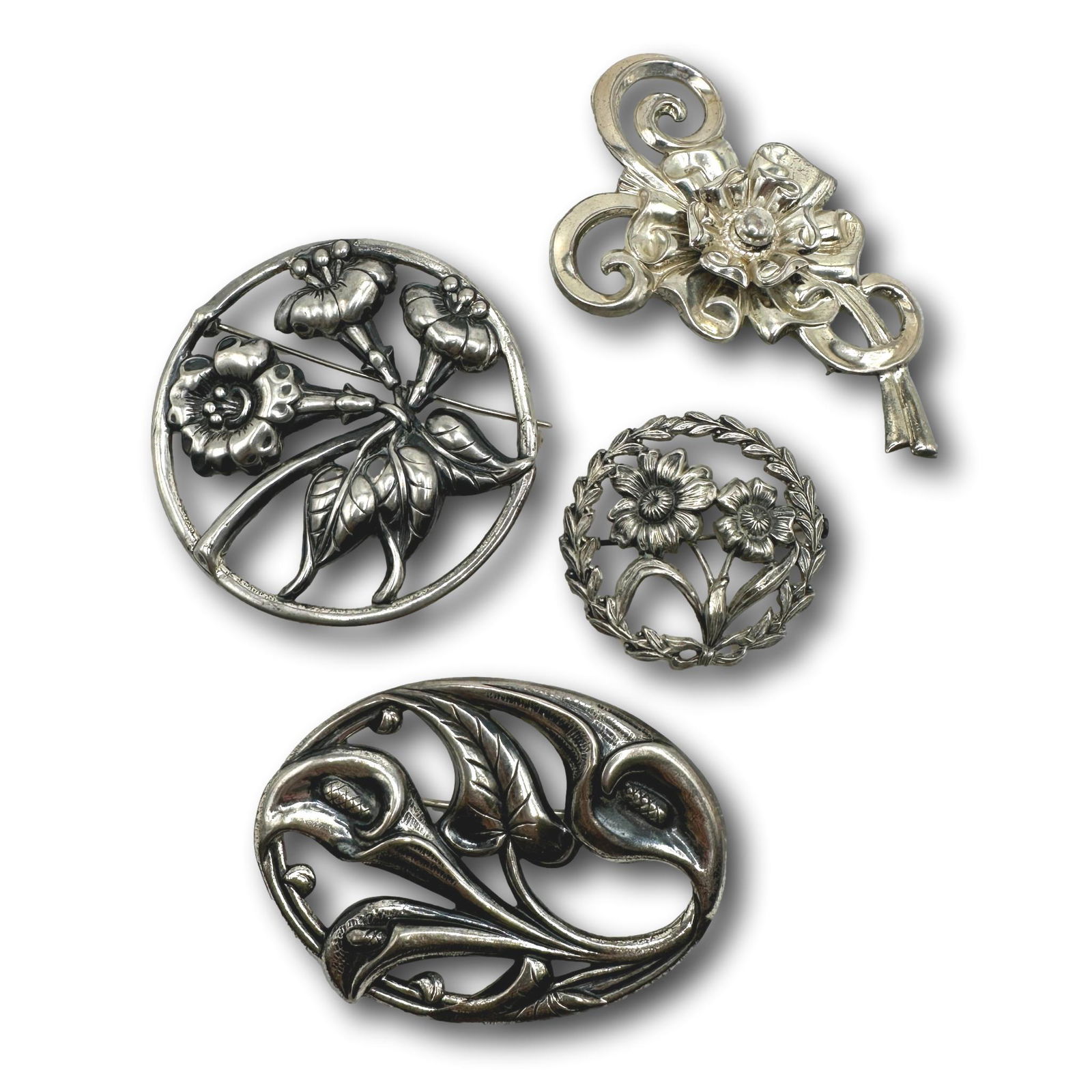 Sterling Silver Brooches including Danecraft (1 of 7)