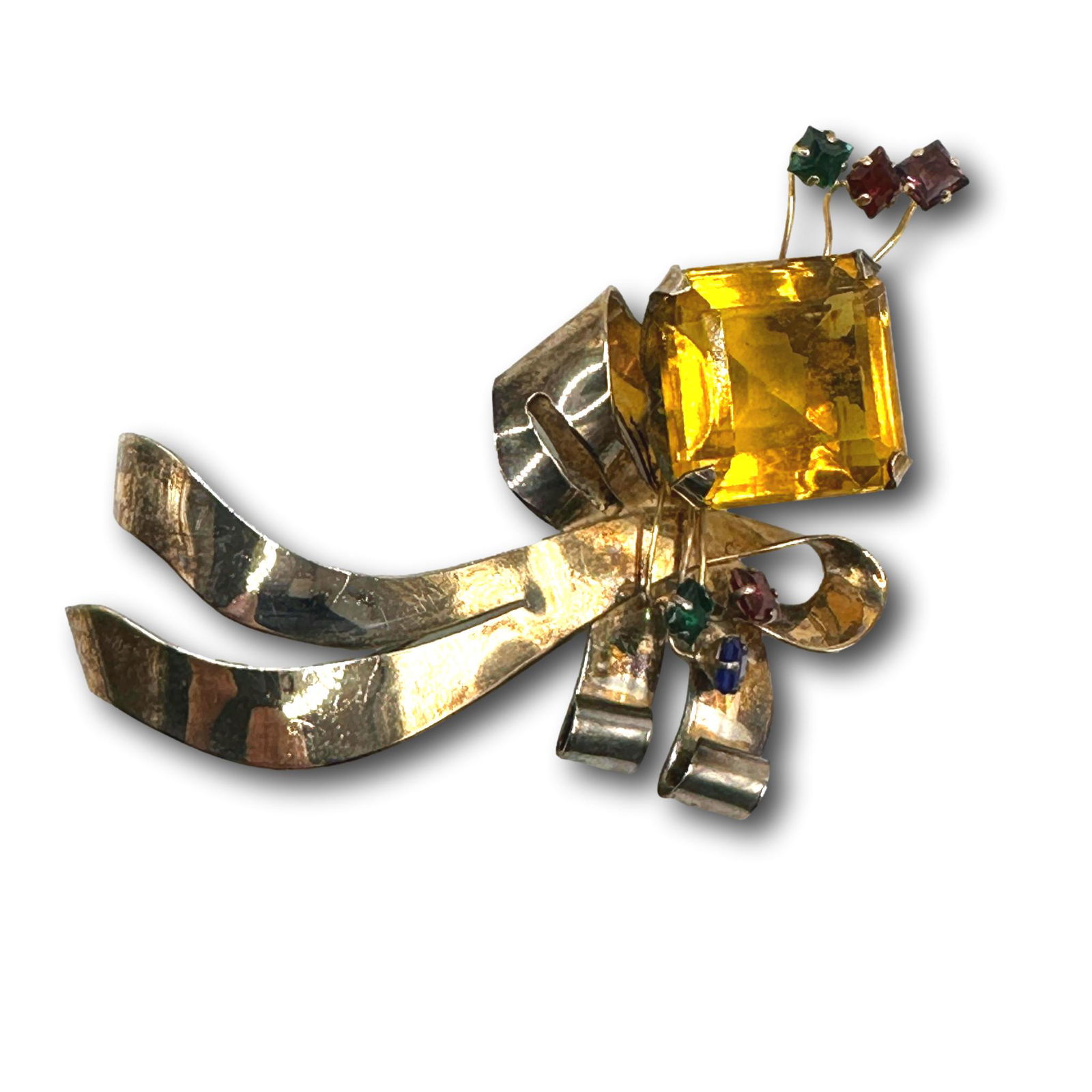 Sterling Silver Retro Pin Brooch (1 of 6)