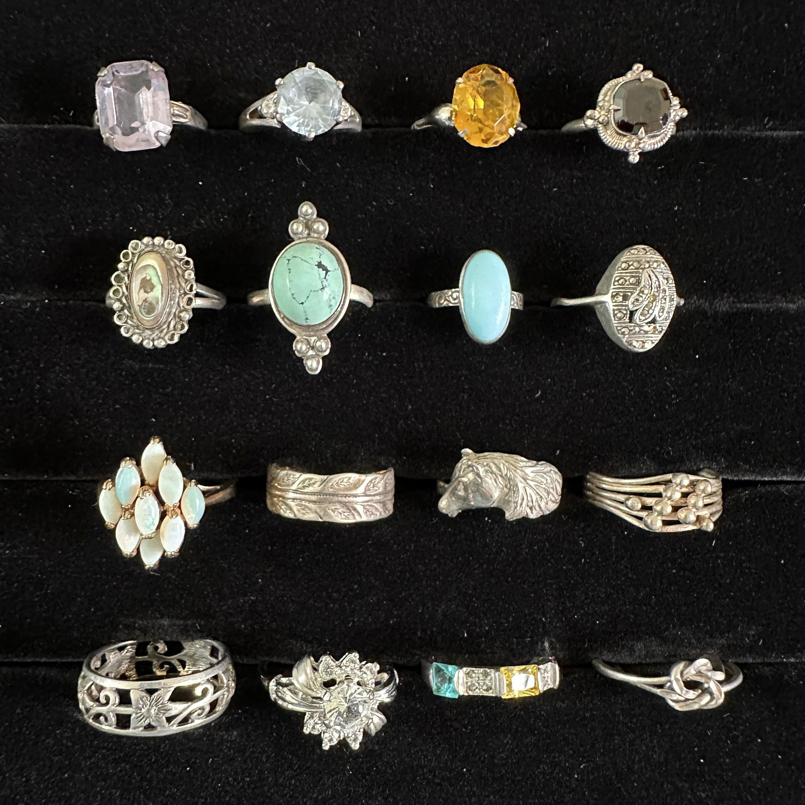 Mostly Sterling Silver Small to Medium Ring Selection (1 of 3)