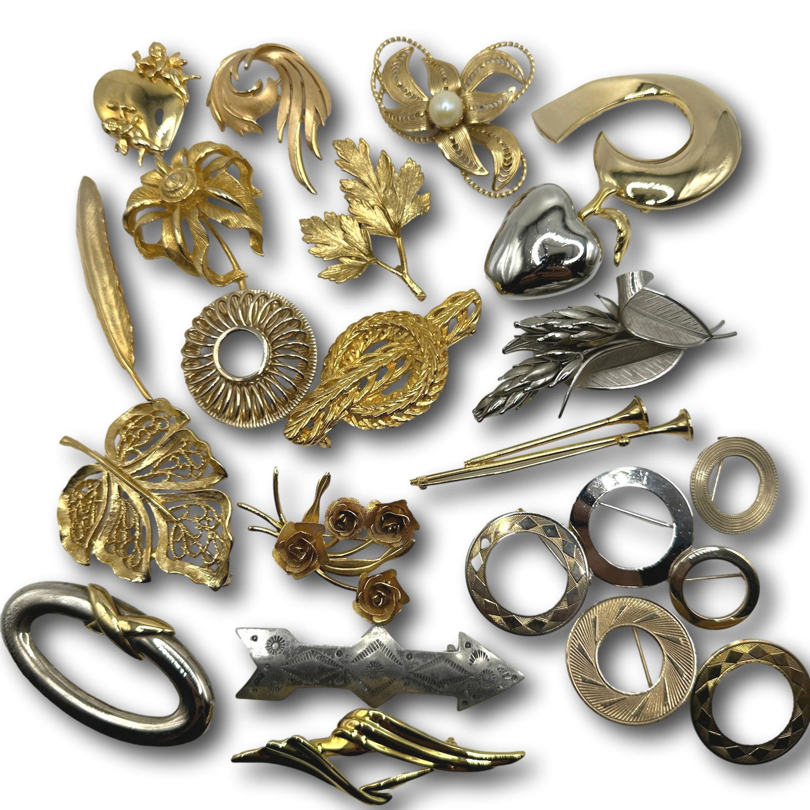 Large Collection of Vintage Pins and Brooches (1 of 5)