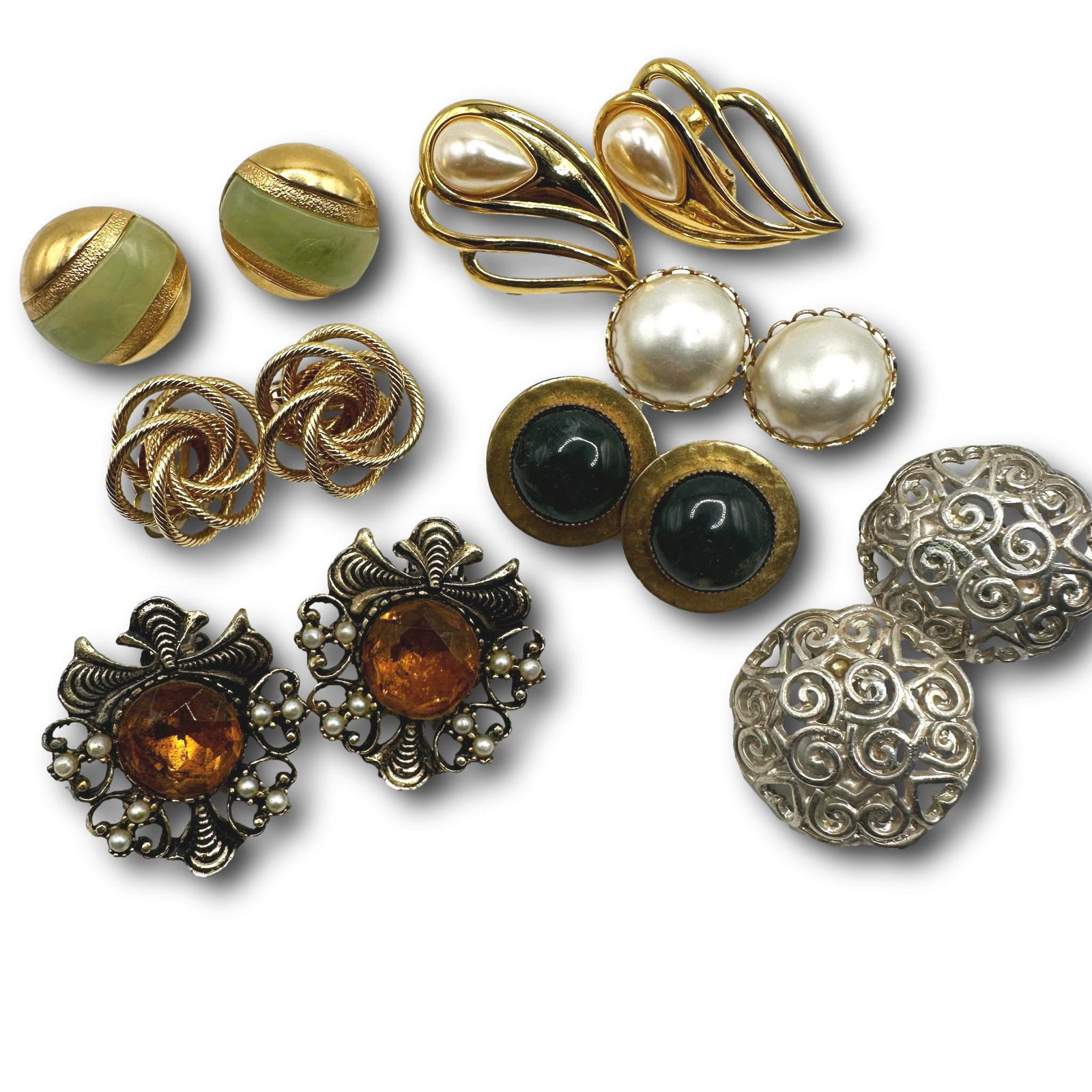 Pierre Cardin, Avon, MB SF, and Others Earring Lot (1 of 6)