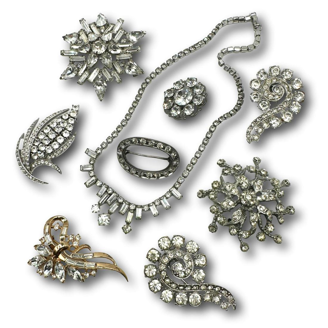 Vintage Lot of Three Signed Pieces including Trifari (1 of 10)