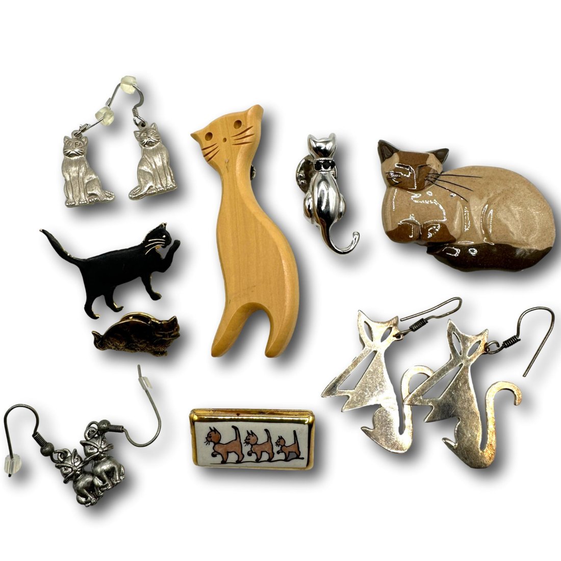 Cat Lover's Jewelry Lot (1 of 7)
