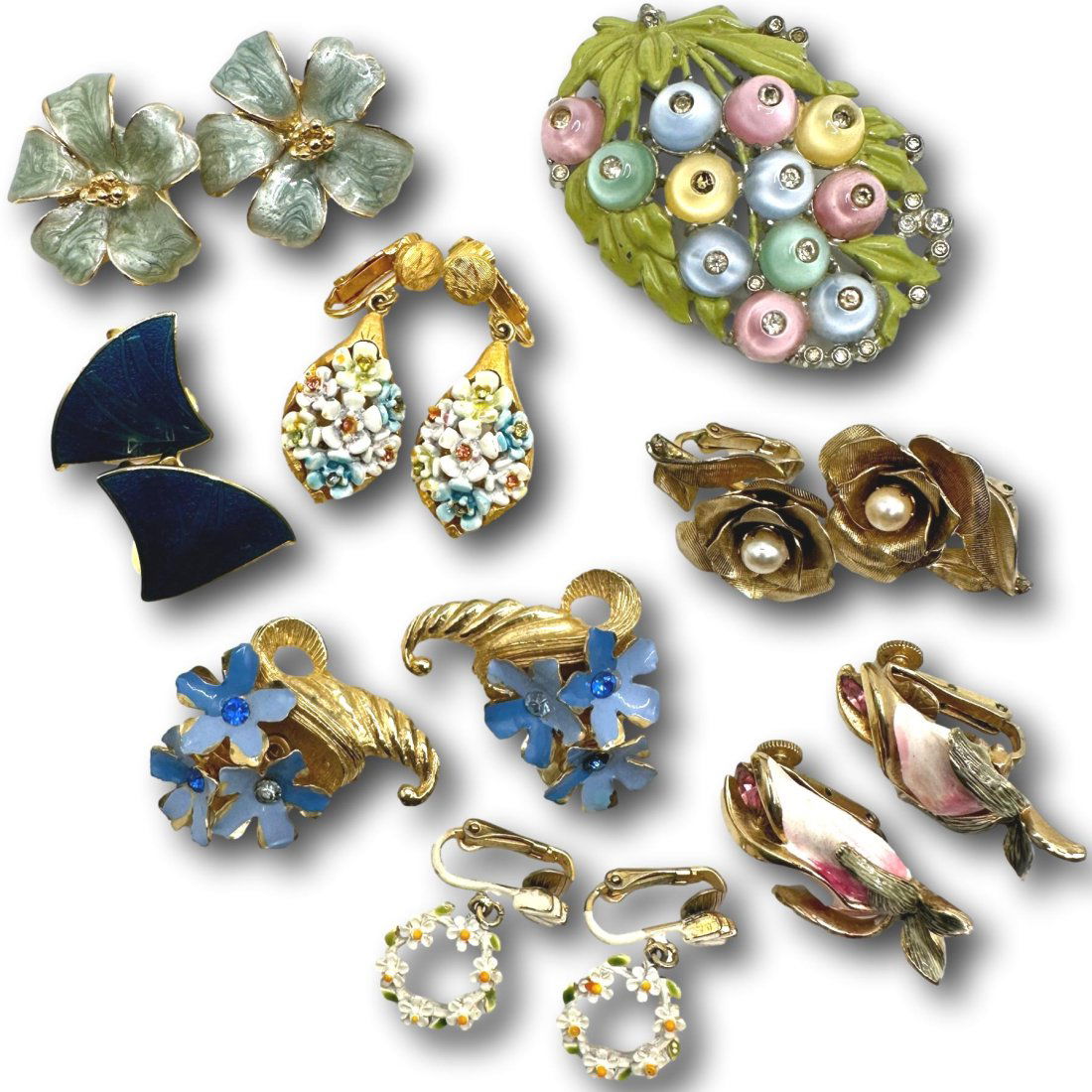 Vintage Earring Lot including Francois and Coro (1 of 6)