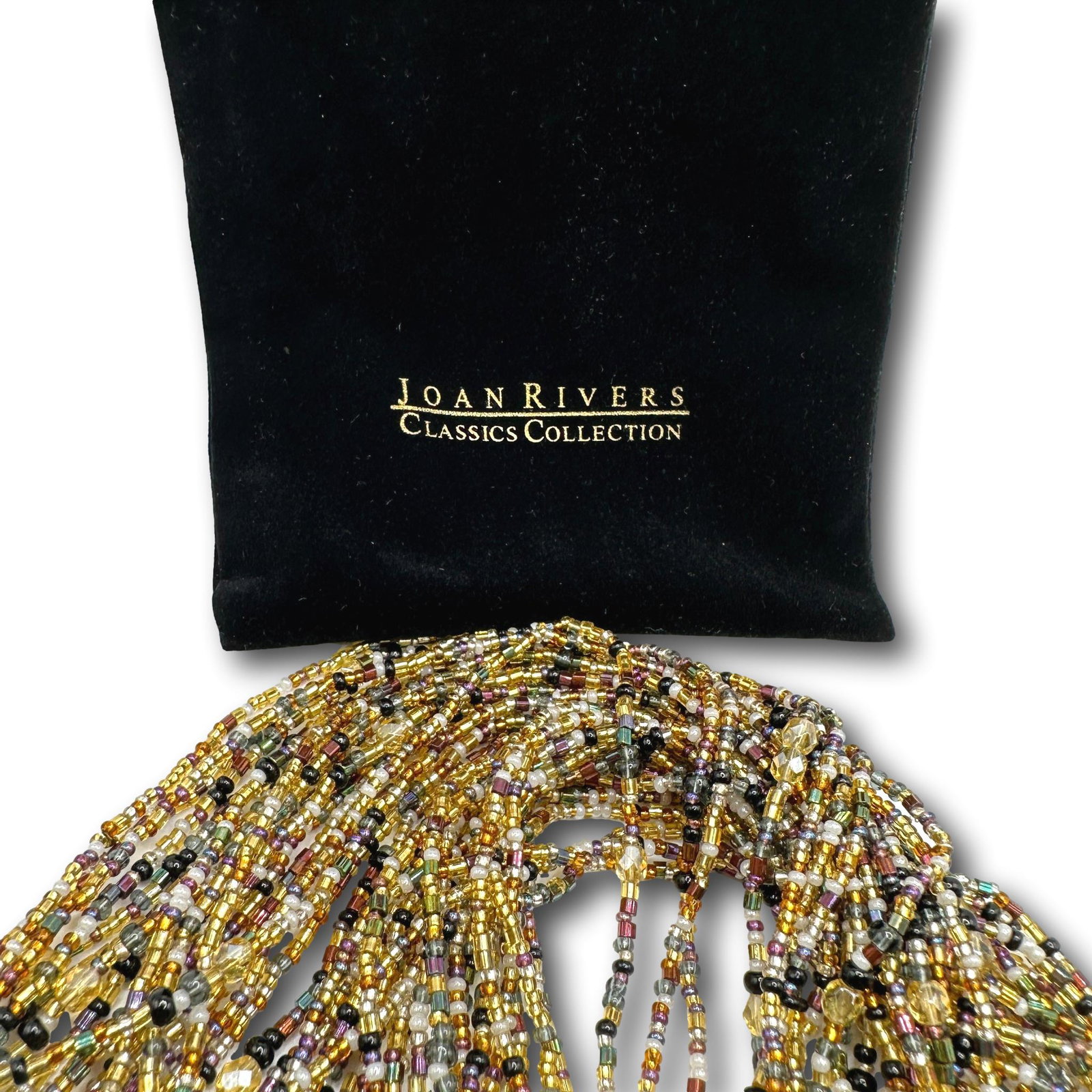Joan Rivers Classics Collection Beaded Necklace 34" (1 of 6)