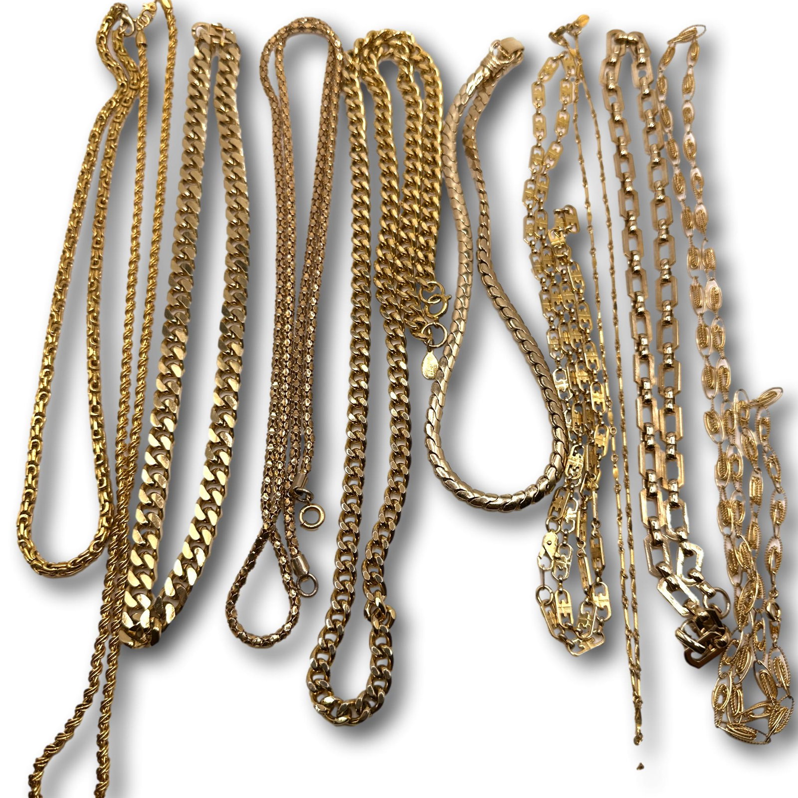 Vintage Marshall Fields Gold Tone Chain Plus Others (1 of 7)