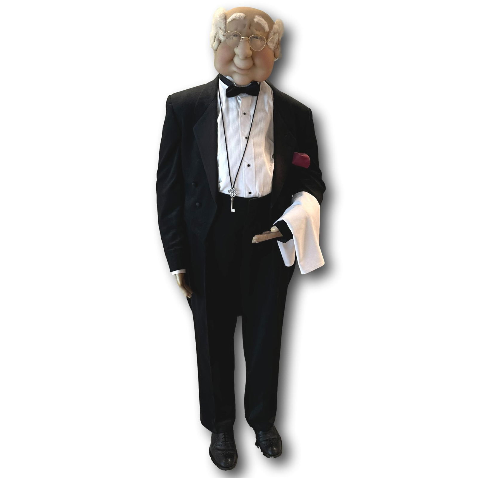 Alfred the Butler Soft Sculpture Life Size Figure in Dior Suit (1 of 14)