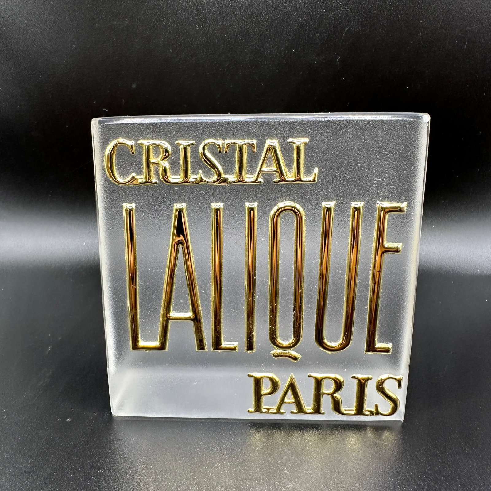 Lalique Cristal Paris Trade Display Sign (1 of 4)
