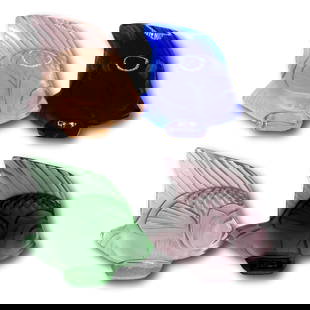 Set of Four Lalique Poisson Fish Figurines New in Box: In original box with no visible wear.PICKUP AND SHIPPING:Local pickup is available in Glenview, IL by appointment. The address will be provided on your invoice at checkout.In-House shipping is