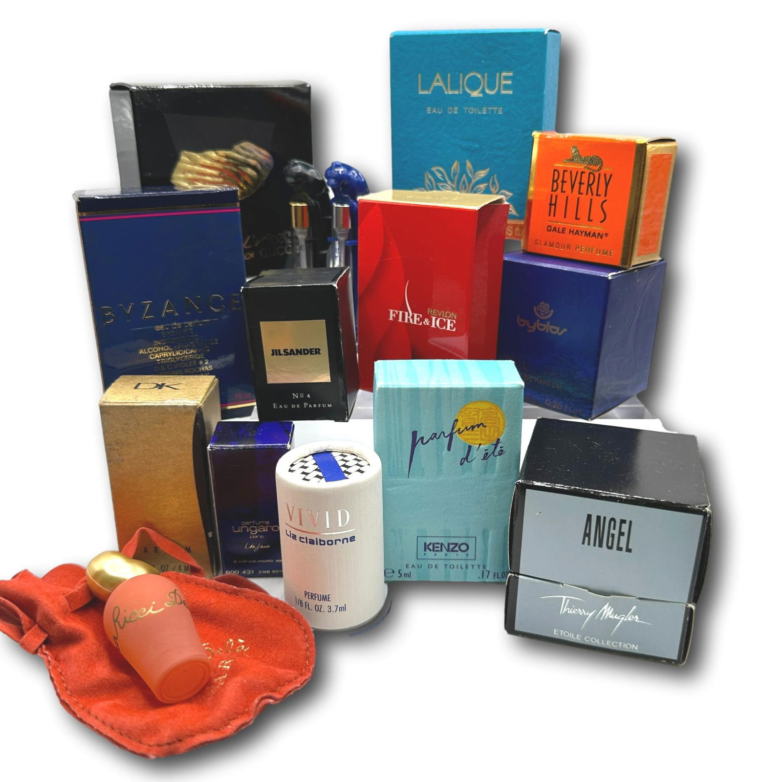 Collection of Mini Perfumes, Eau de Toilette and Eau de Perfumes Including Lalique (1 of 9)